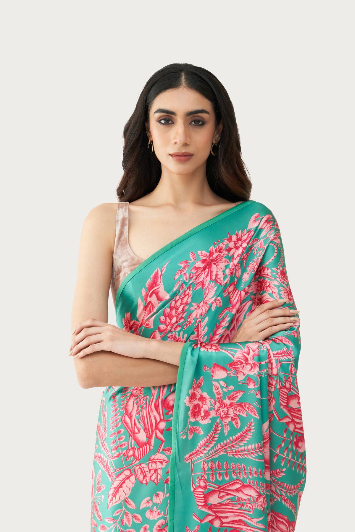 Socotra jade saree