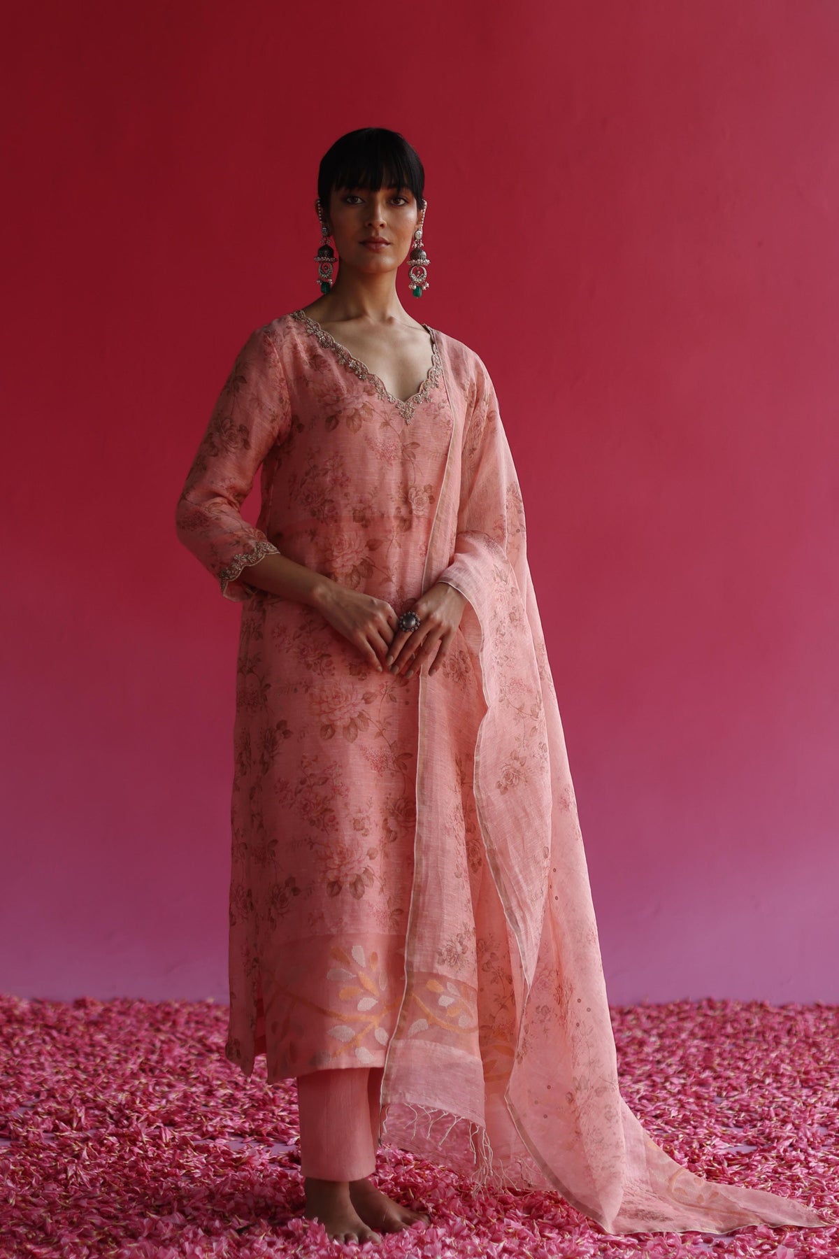 Swaroop Pink Kurta Set