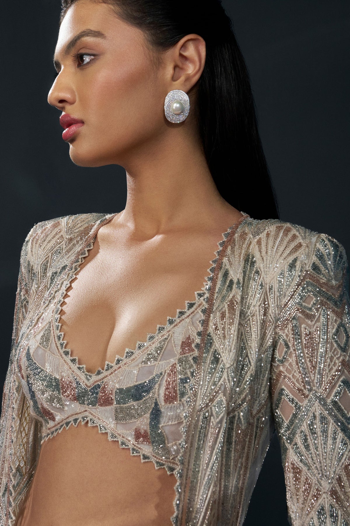 Althea Ivory Sharara Set