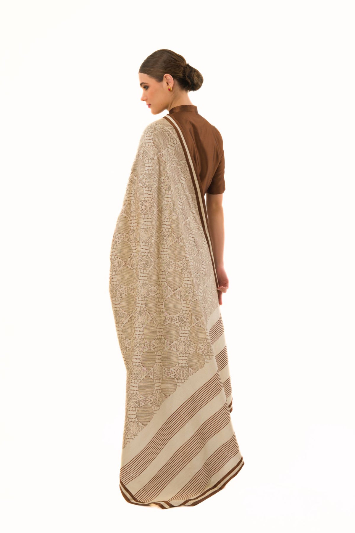 Parchment Saree