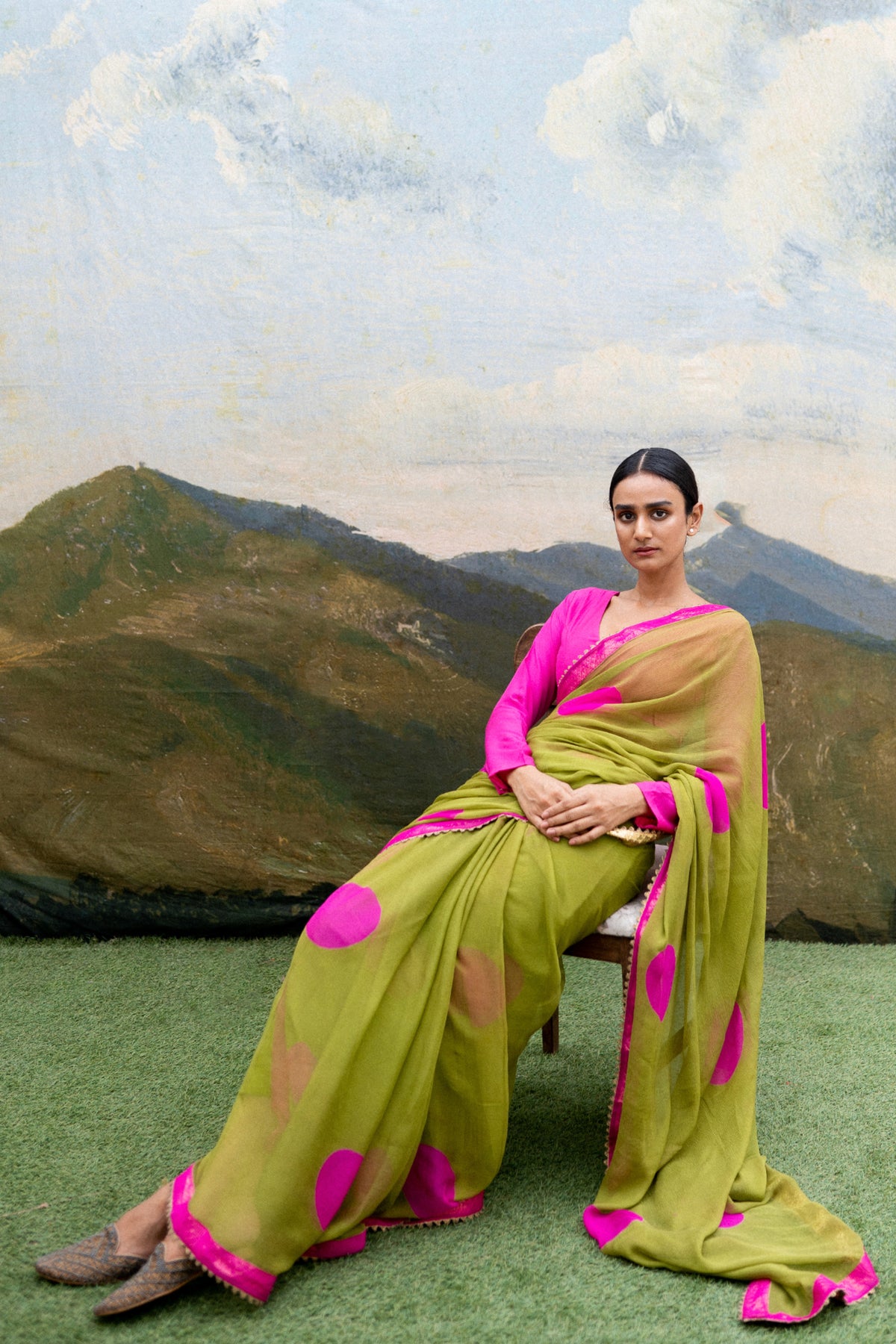 Limette saree