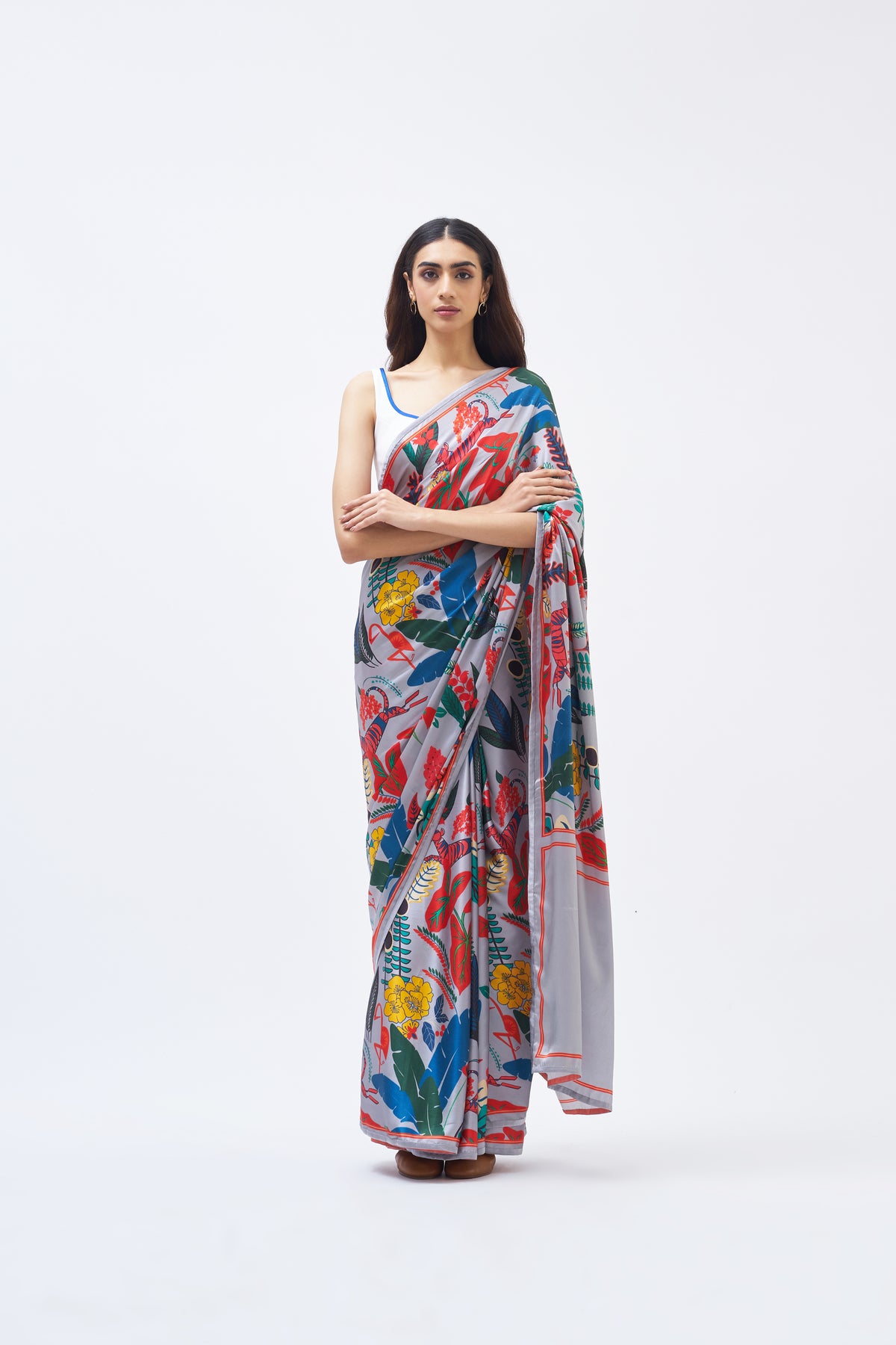 Wild Kaya&#39;s Child Mist Saree