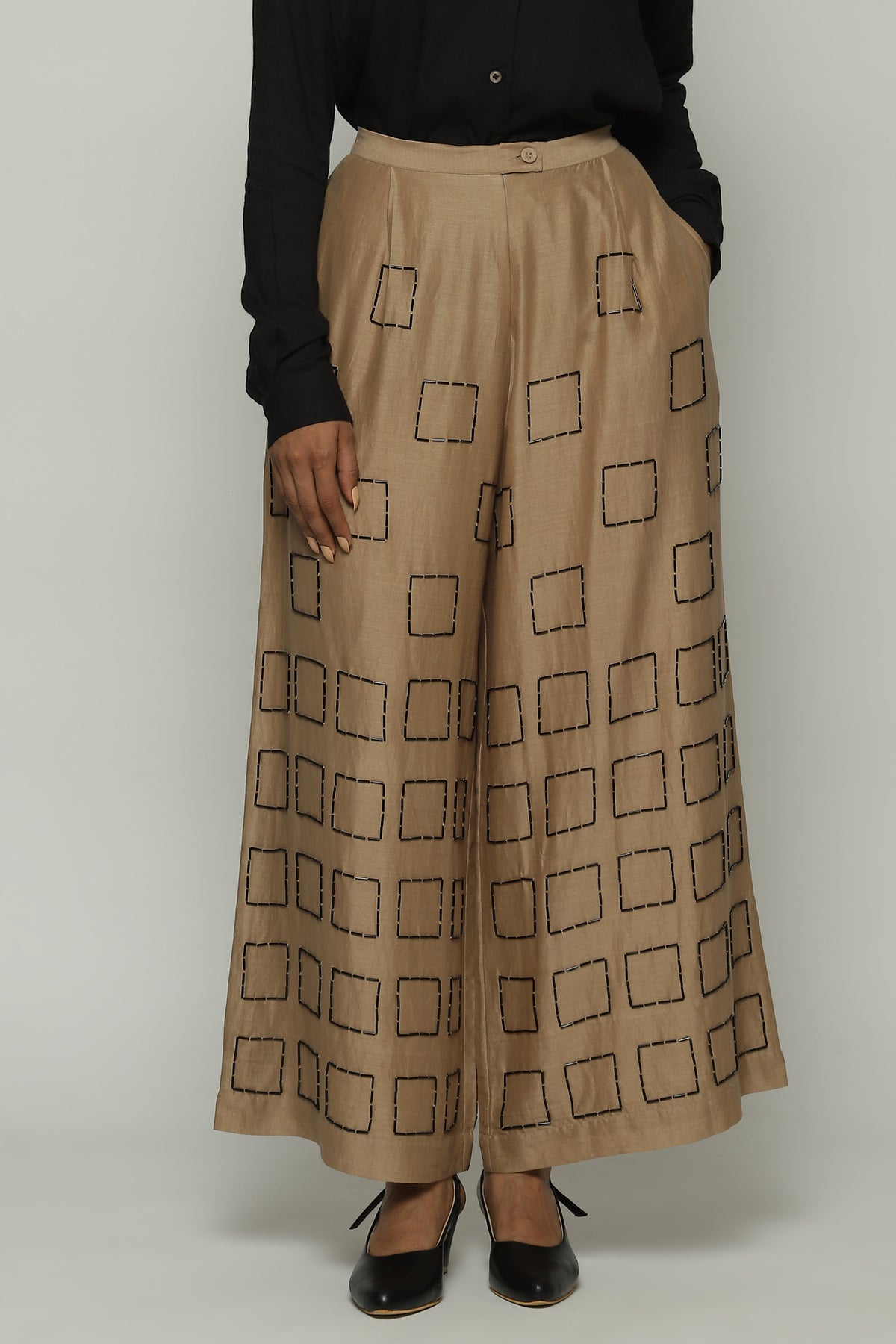 Geometric Square Palazzo Pant