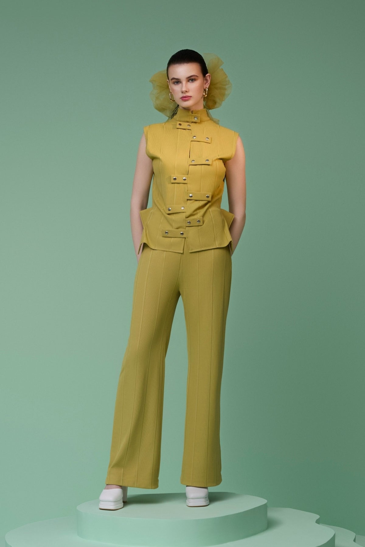 Mustard Kint Trouser