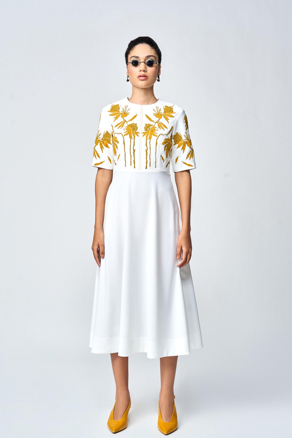 Ivory Midi Dress