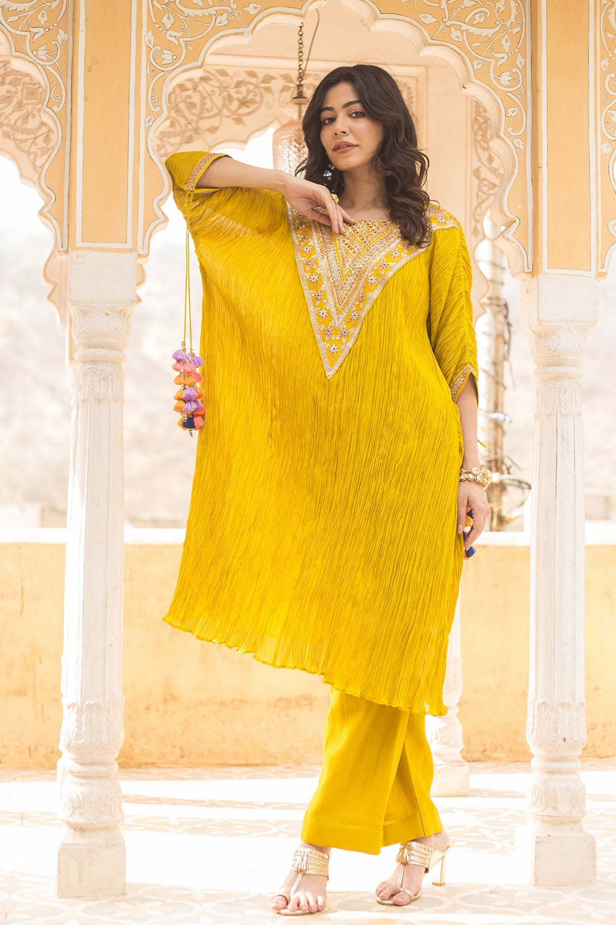 Lime Yellow Kurta Set