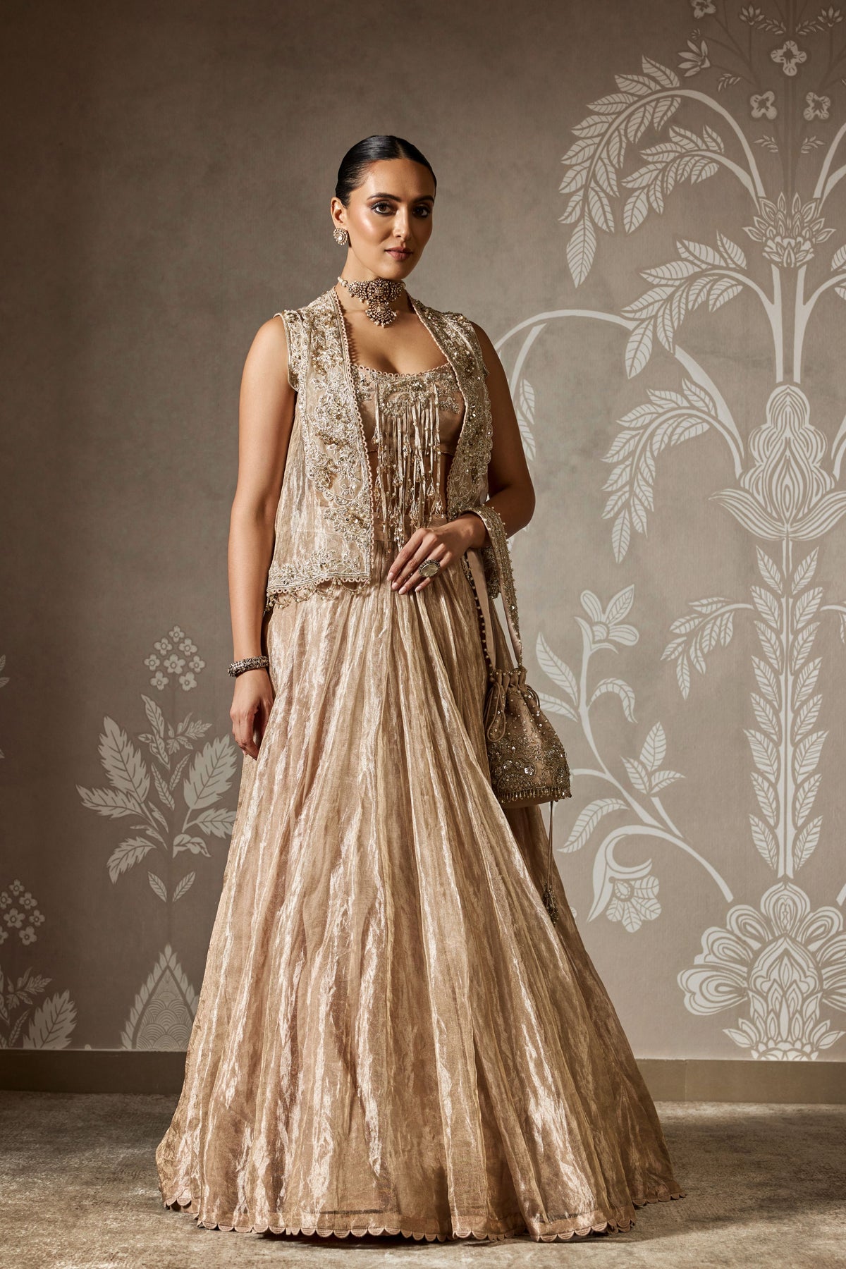 Sunehri Lehenga Set