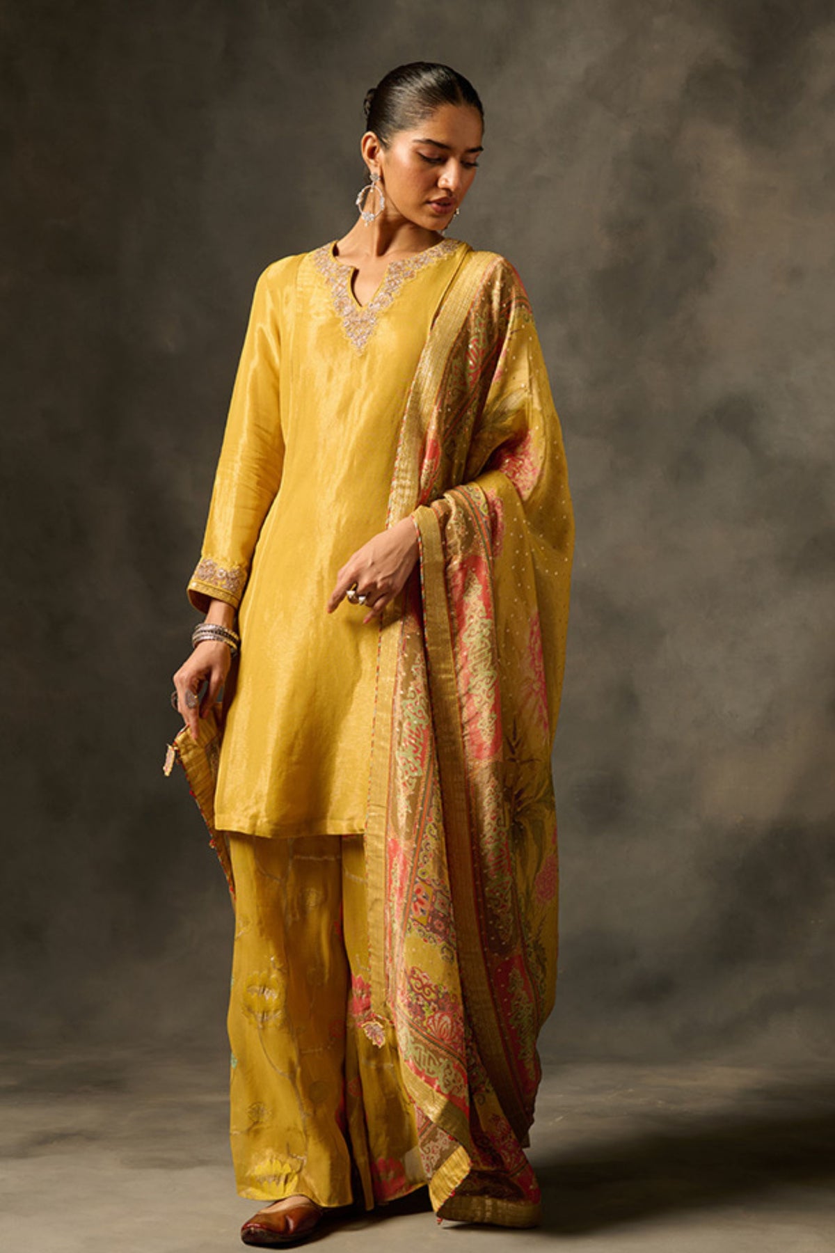 Yellow Nyima Kurta Set