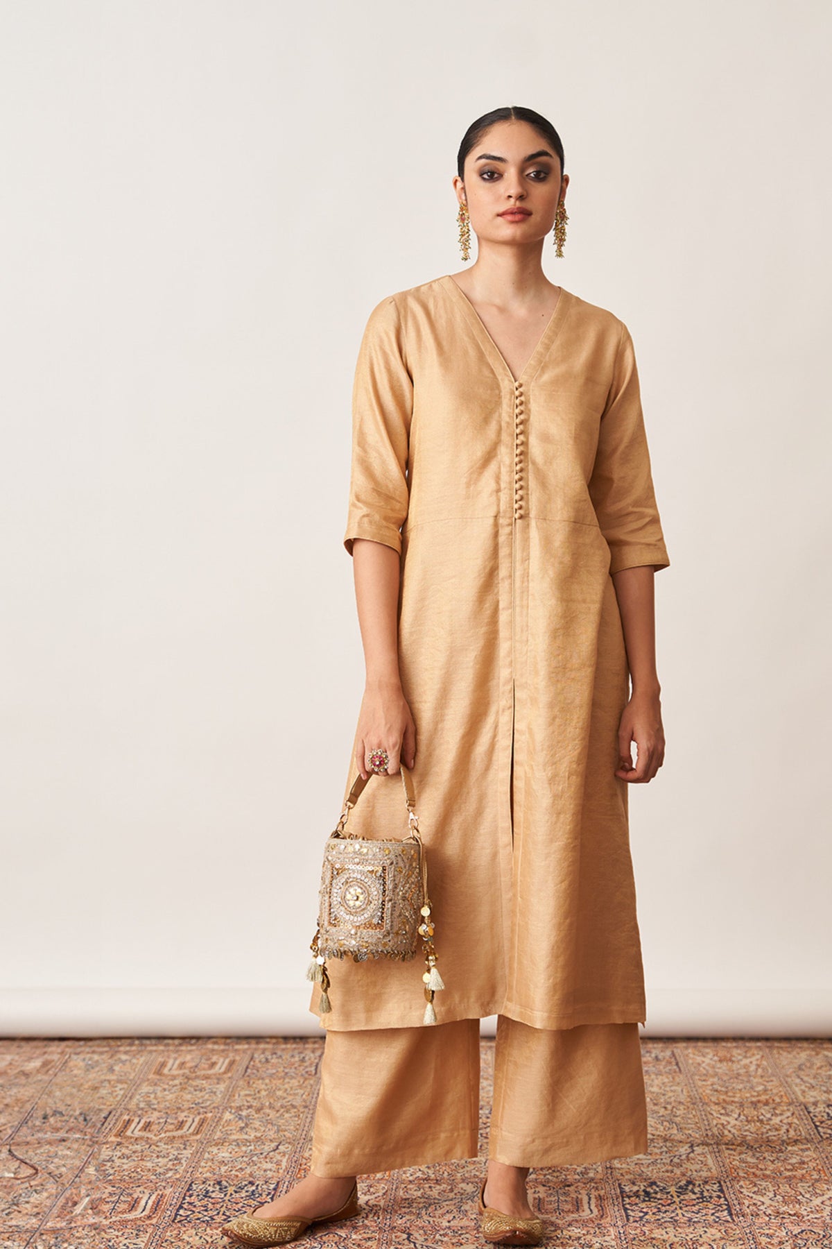 Light Gold Kurta