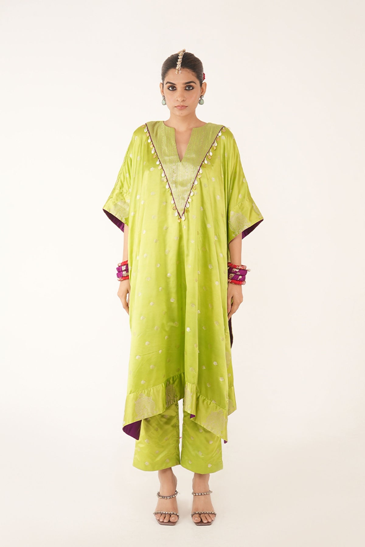 Pankhi Kaftan Kurta Set