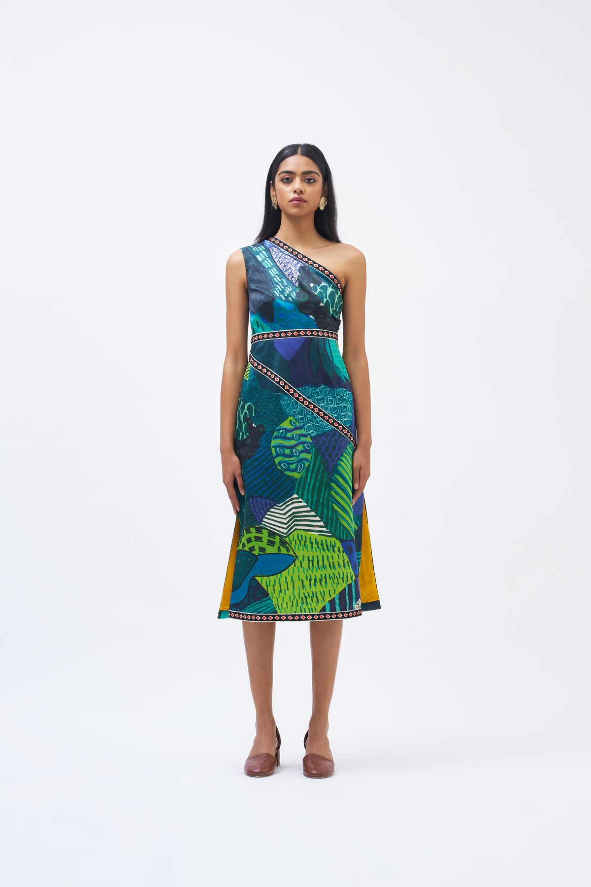 Torres Strait Forest Green Dress