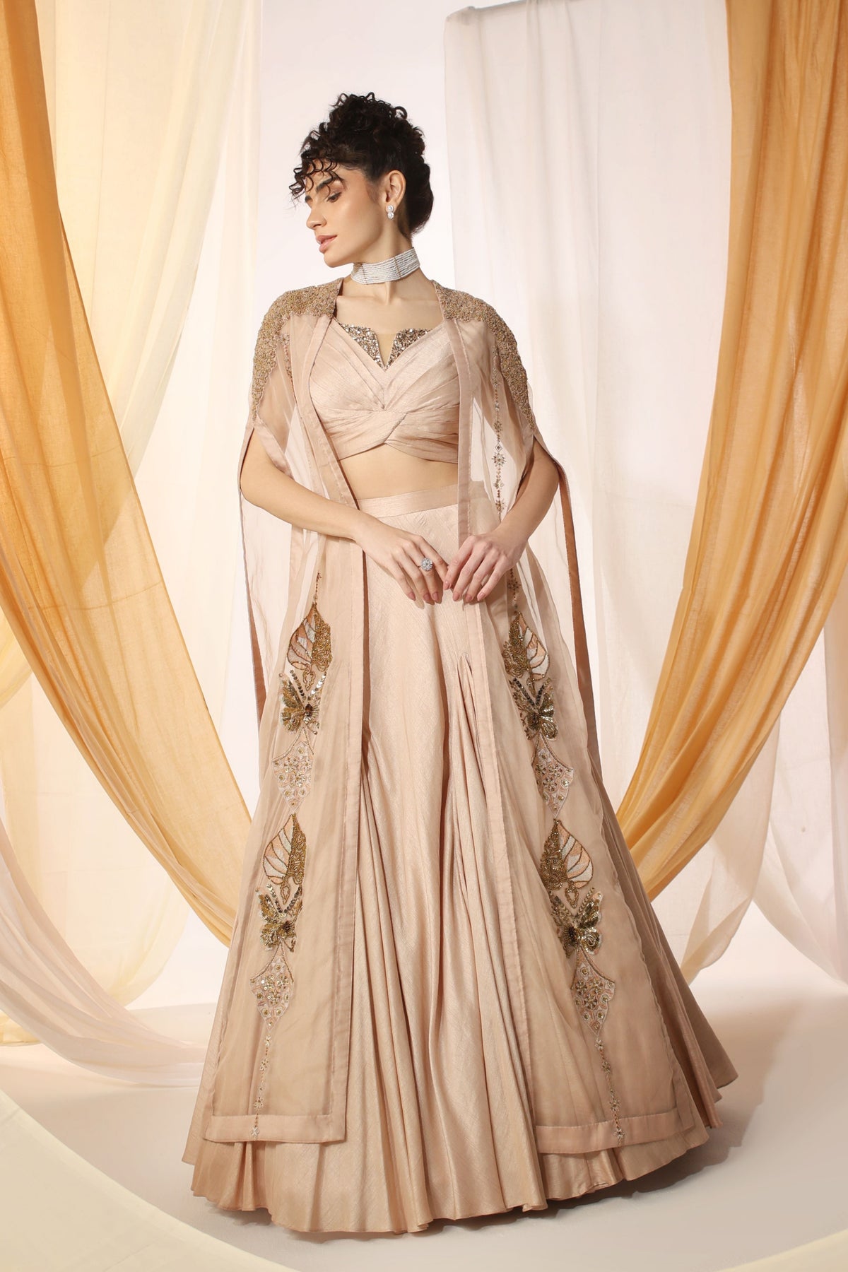 Peach Fuzz Lehenga Set