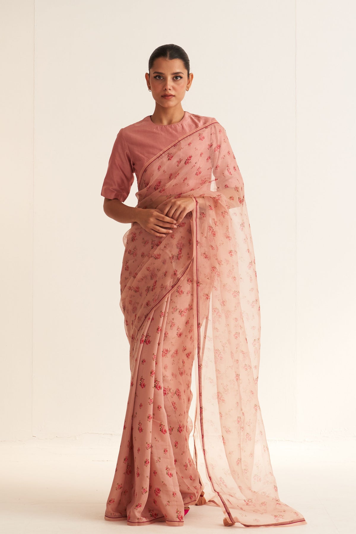 Gul Old Rose Saree