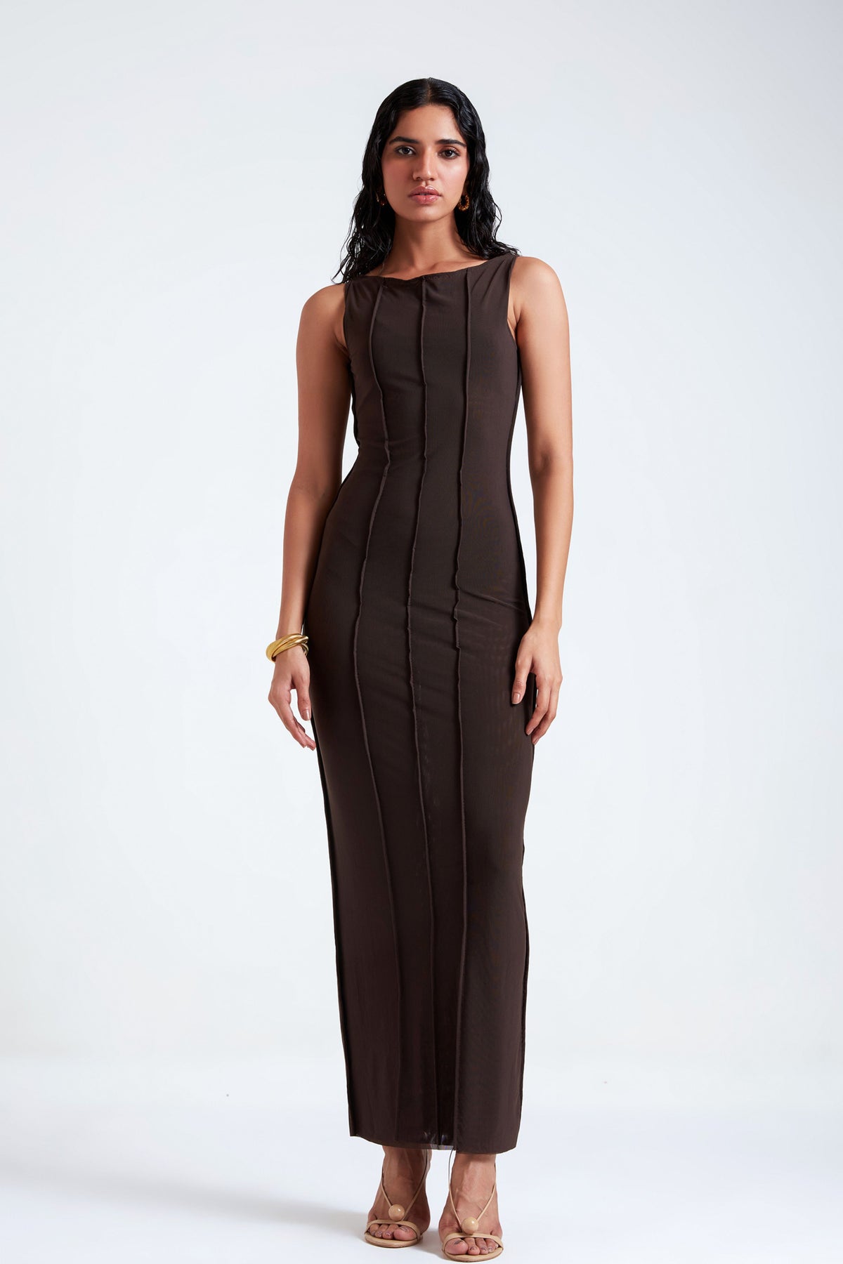 Kassie Black Coffee Gown