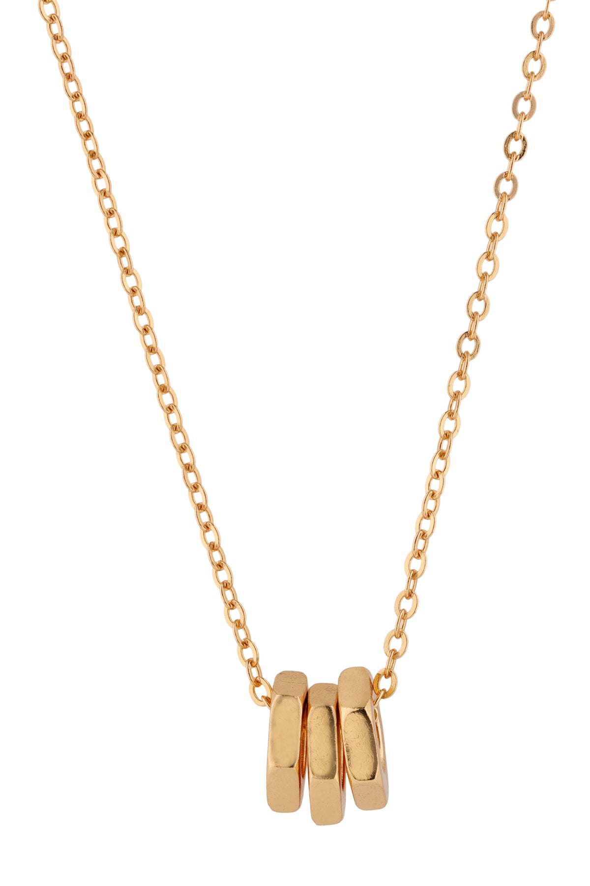 Golden Locknut Necklace