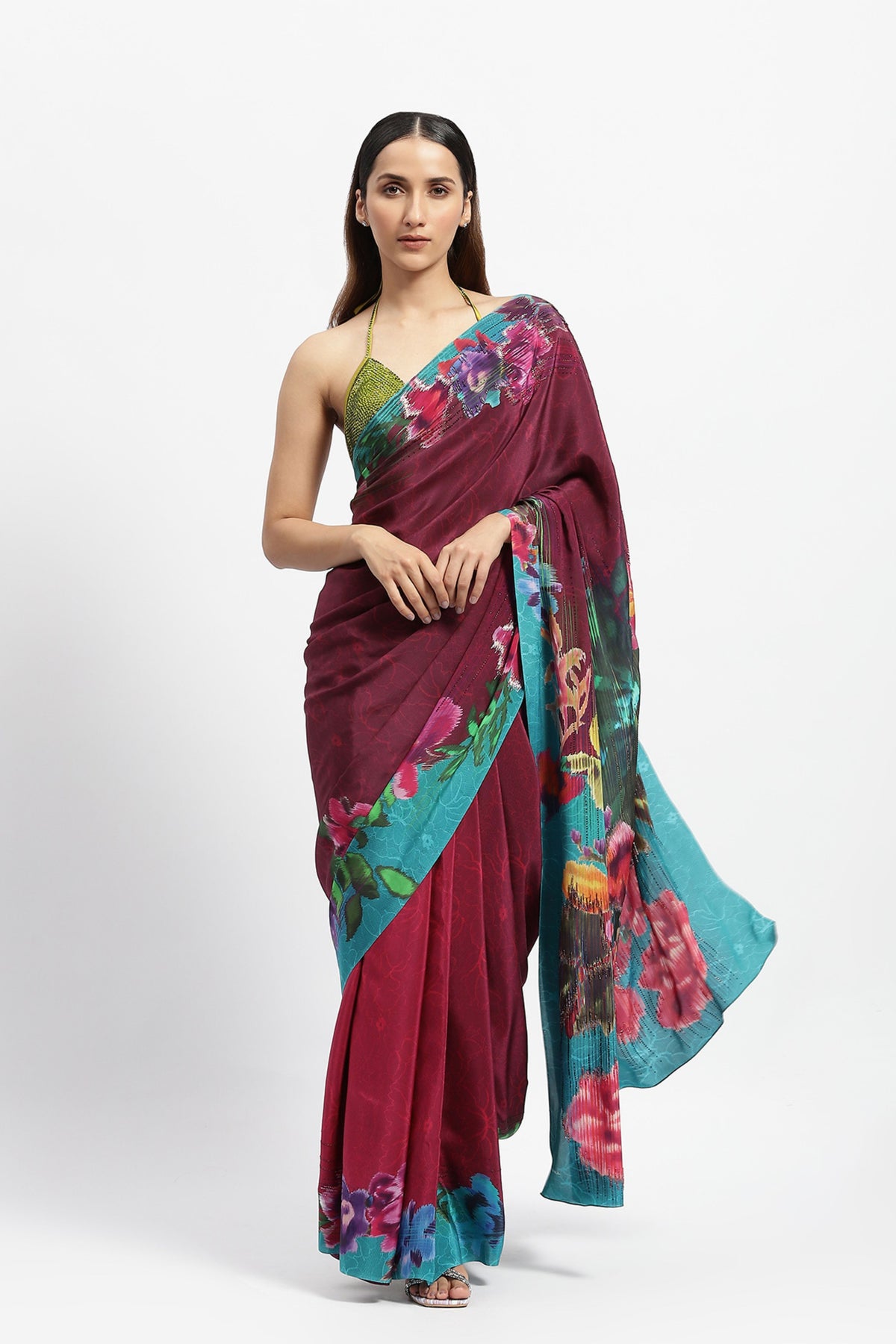 Wood Nymph Embellished Saree