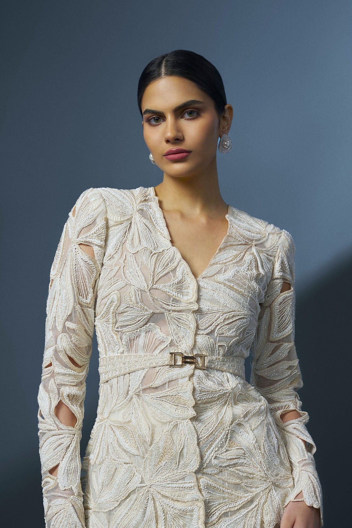 Araluen Ivory Sharara Set