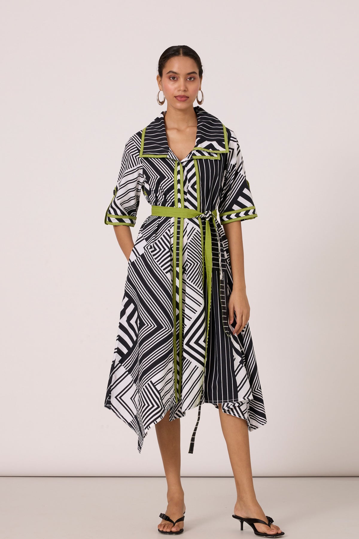 Juniper Asymmetric Printed Dress