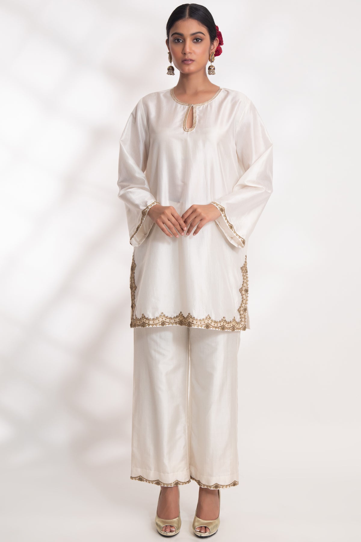 Ivory Lekha Tunic Set