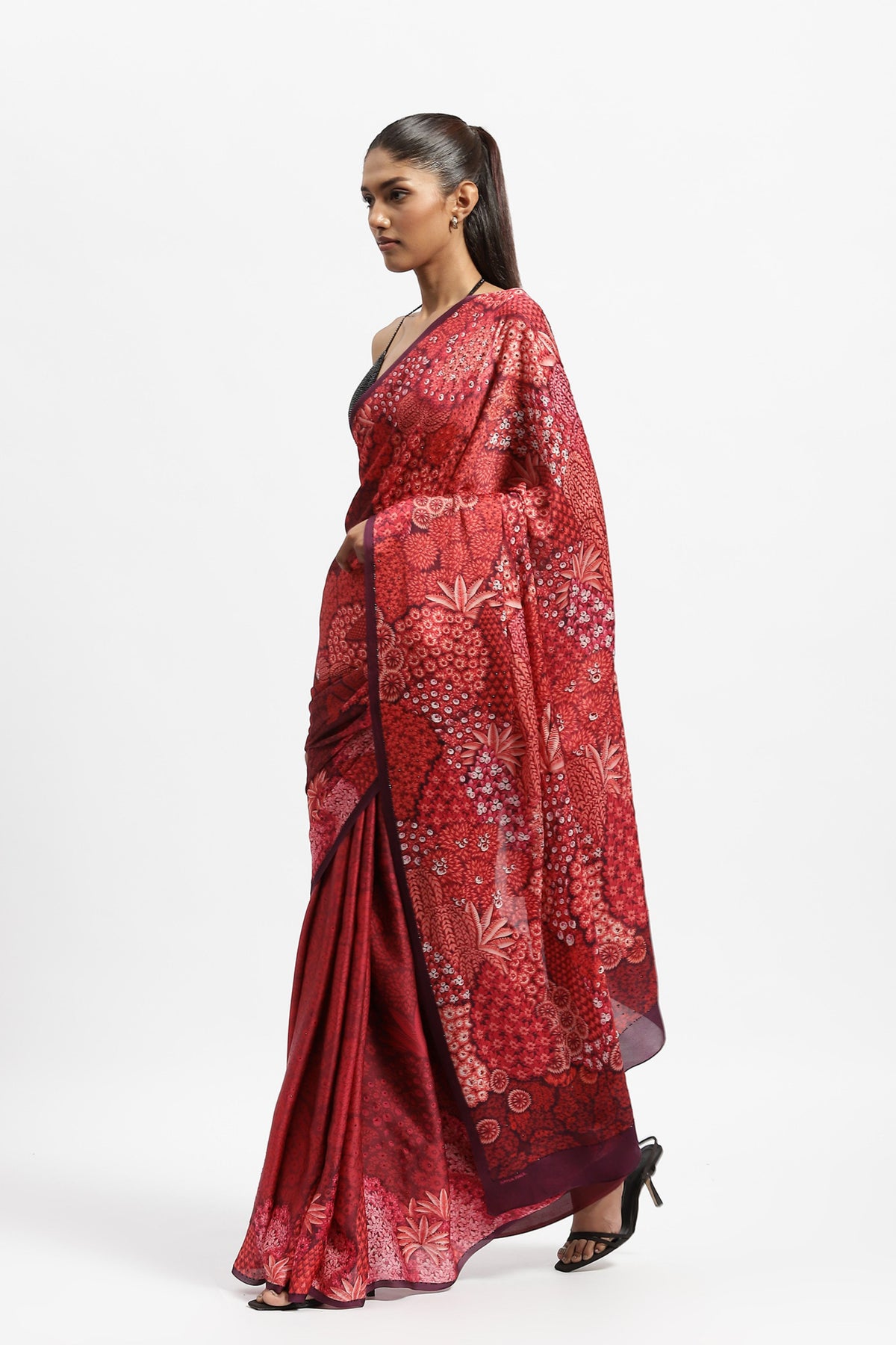 Maple&#39;s Shade Embellished Saree