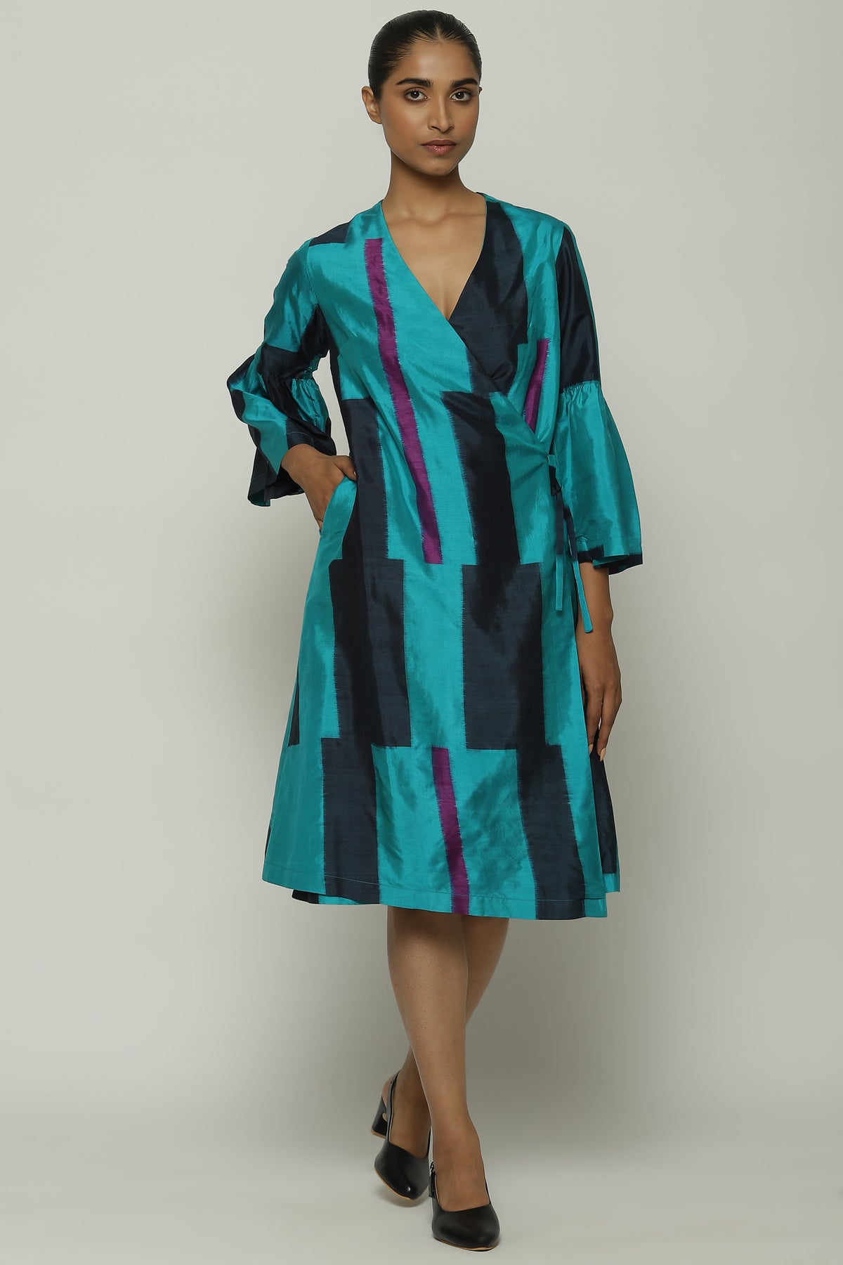 Blue Ikat Dress