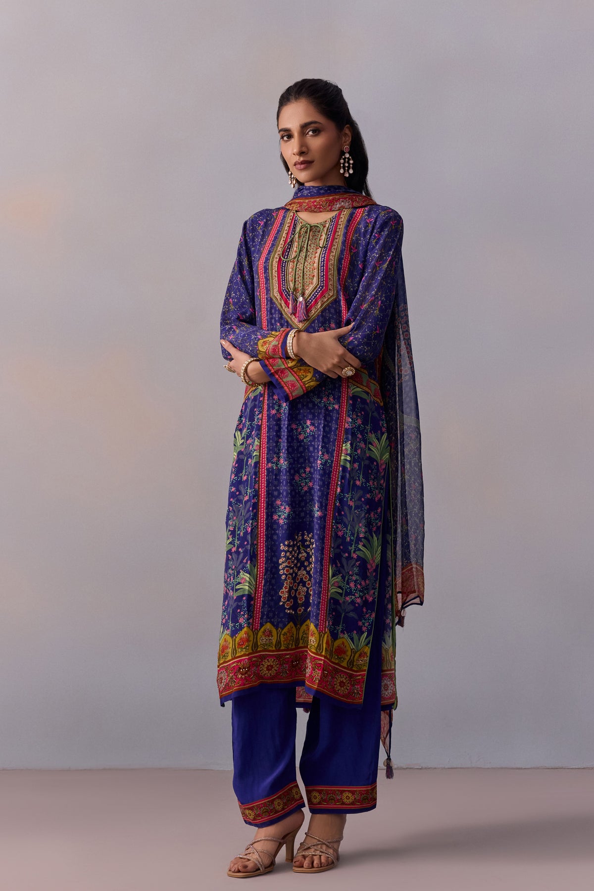 Midnight Blue Sahiba Kurta Set