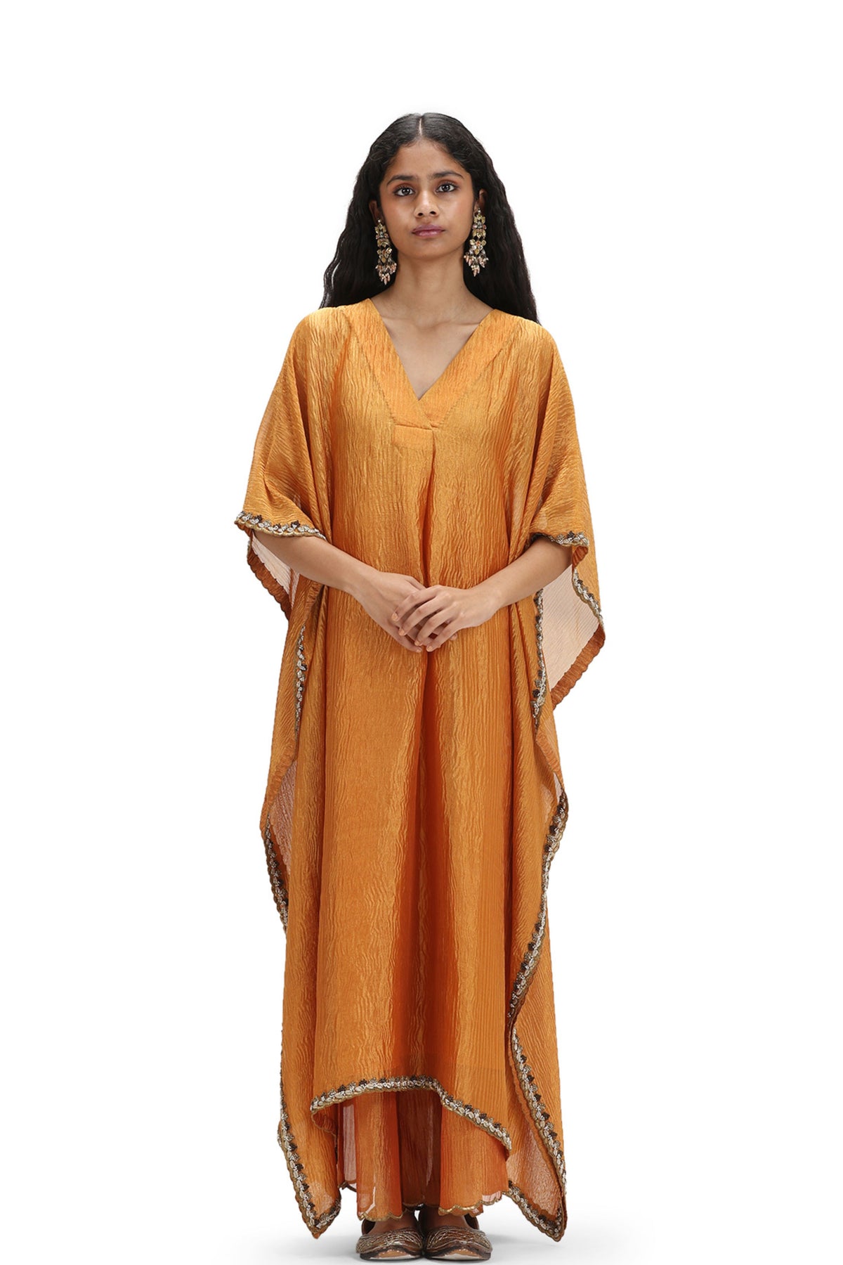 Visista Rust Kaftan Set