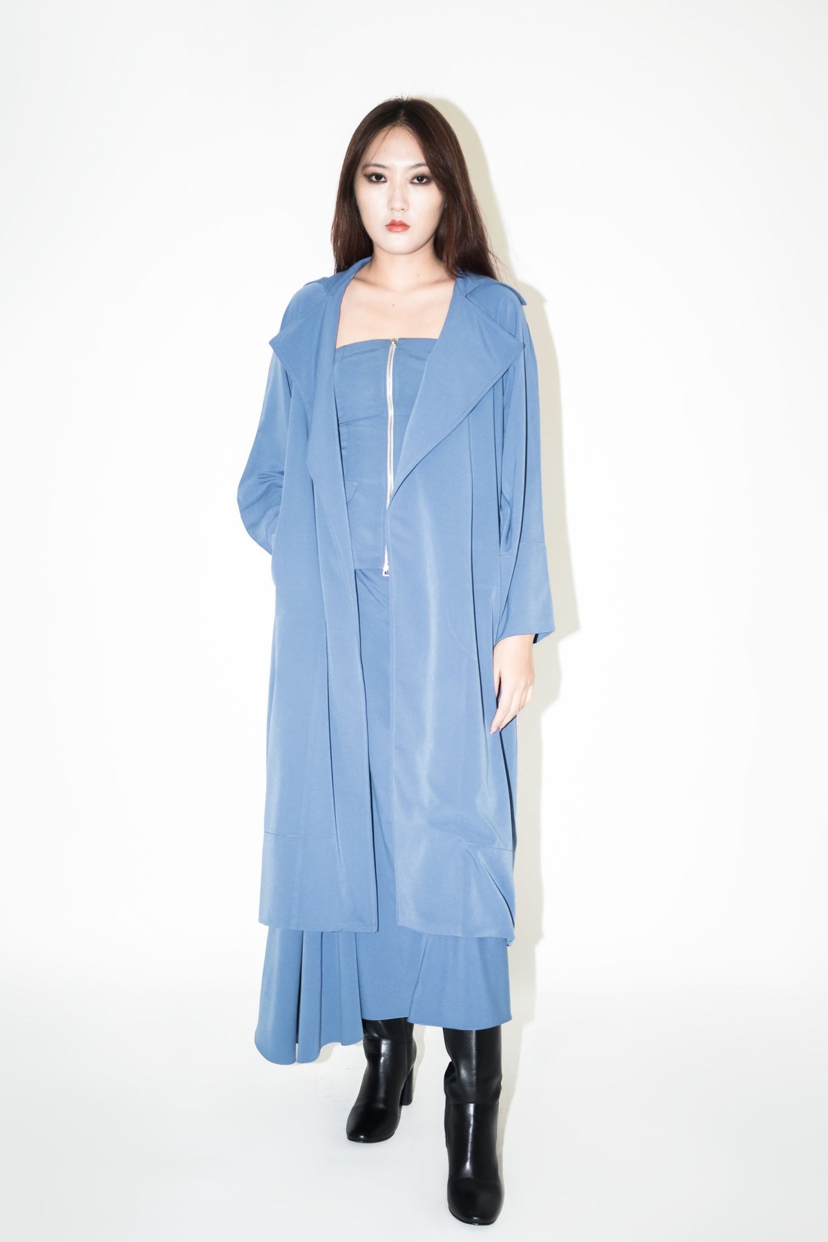 Alma Azure Trench Coat