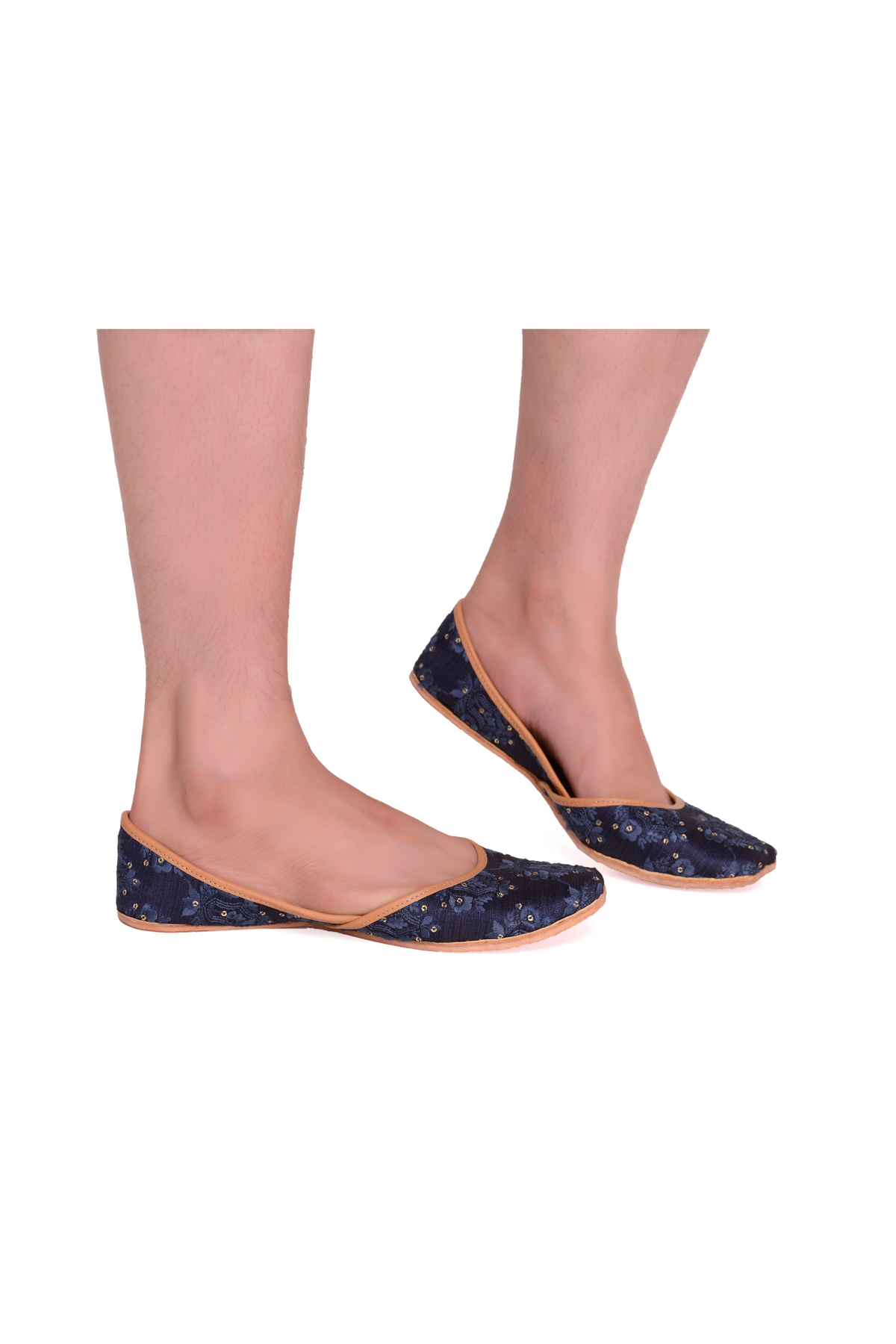 Nightfall navy blue jutti