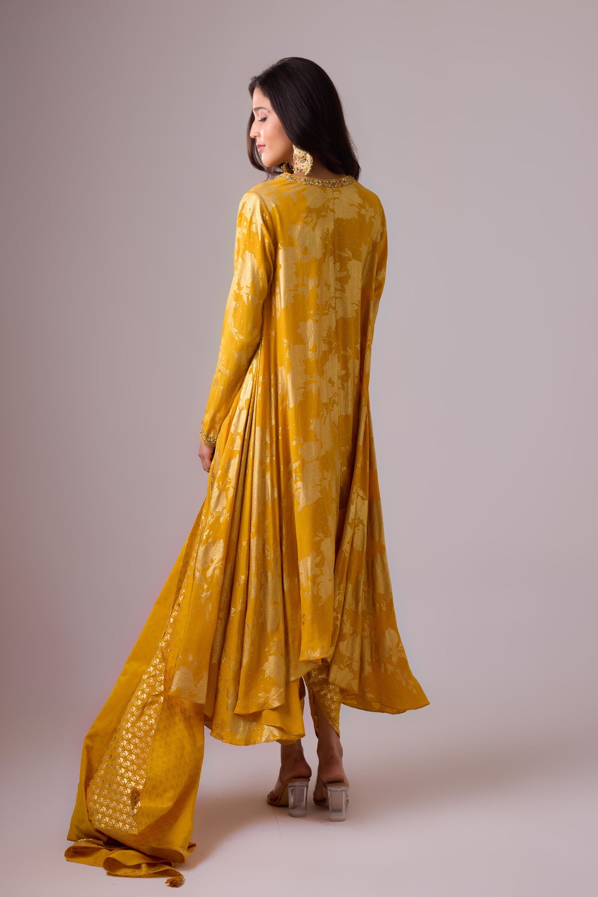 Haldi Phool Kurta Set