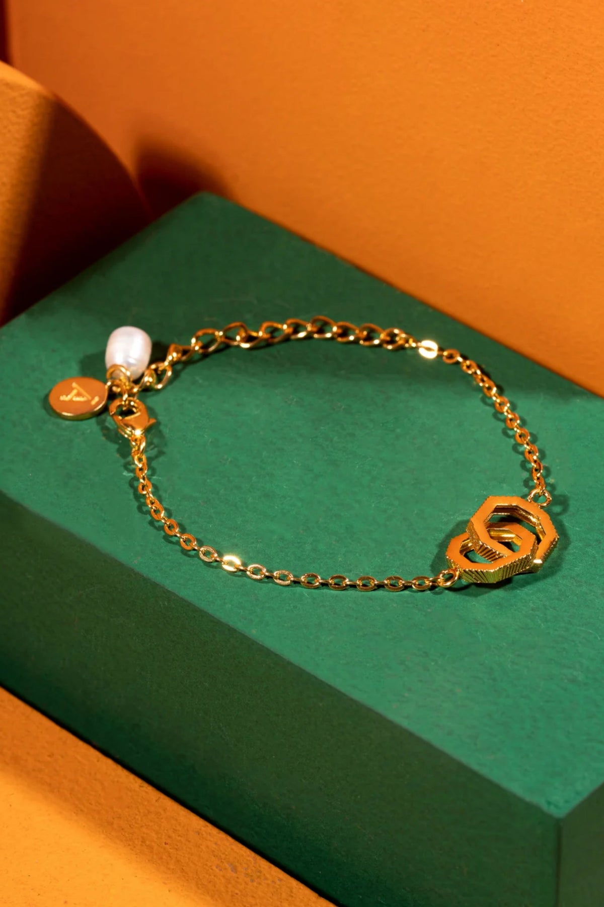 Golden Hex Bracelet