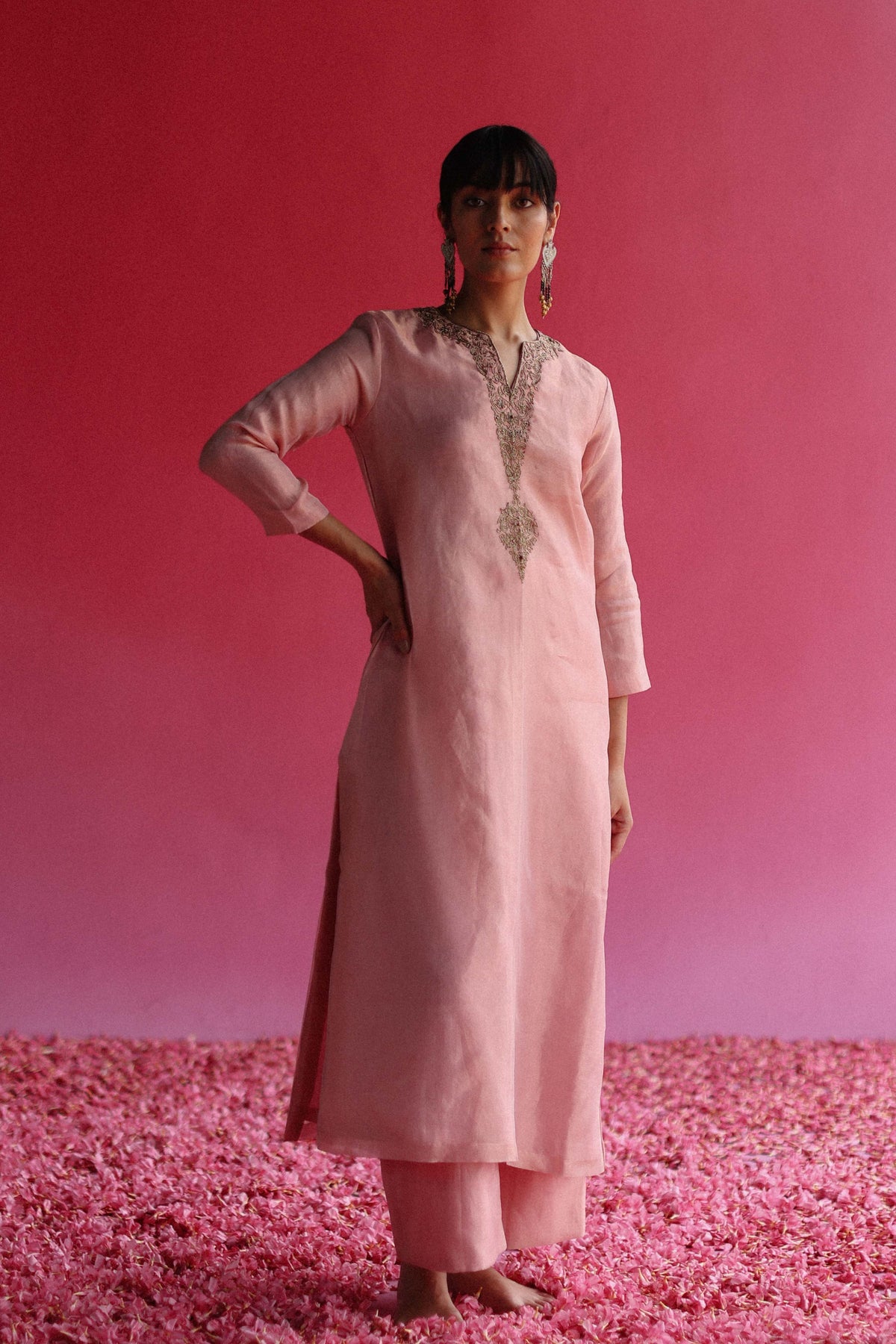 Kaljo Pink Kurta