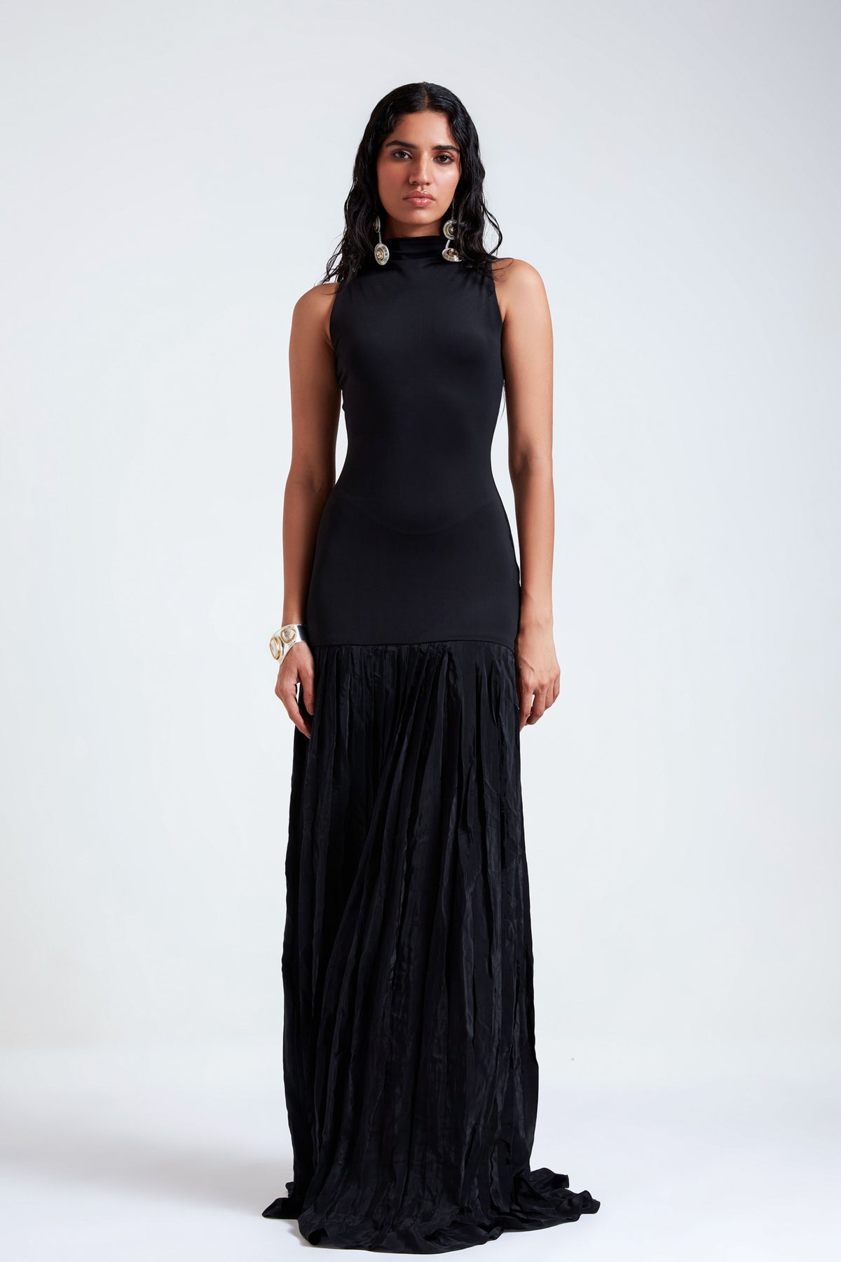 Mattia Black Gown