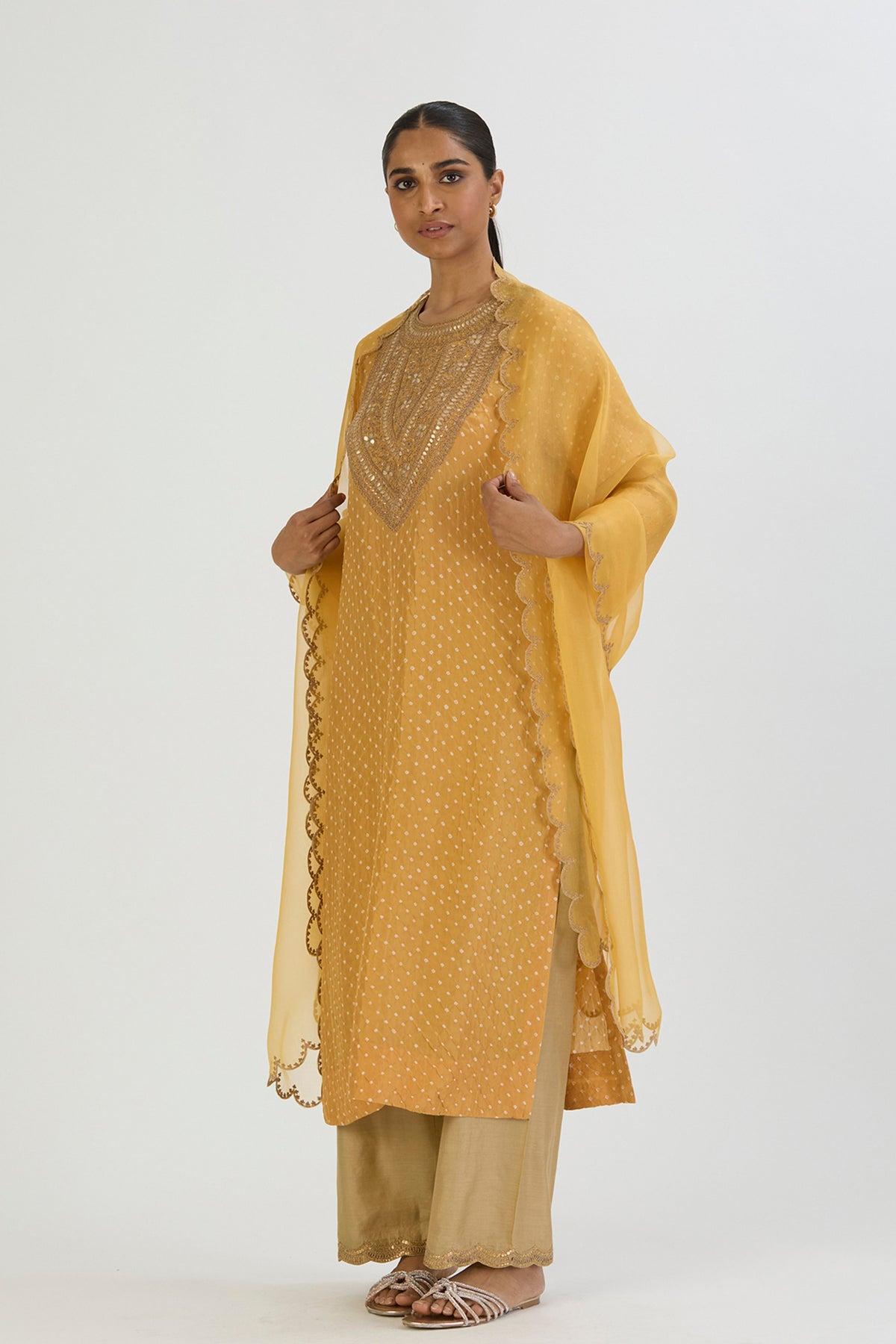 Yellow Zahra Kurta and Pant