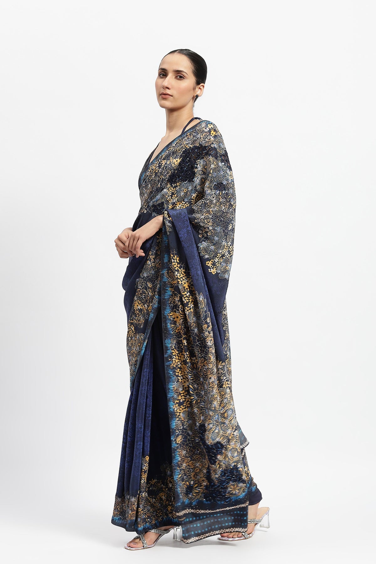 Sovereign Serenity Embellished Saree