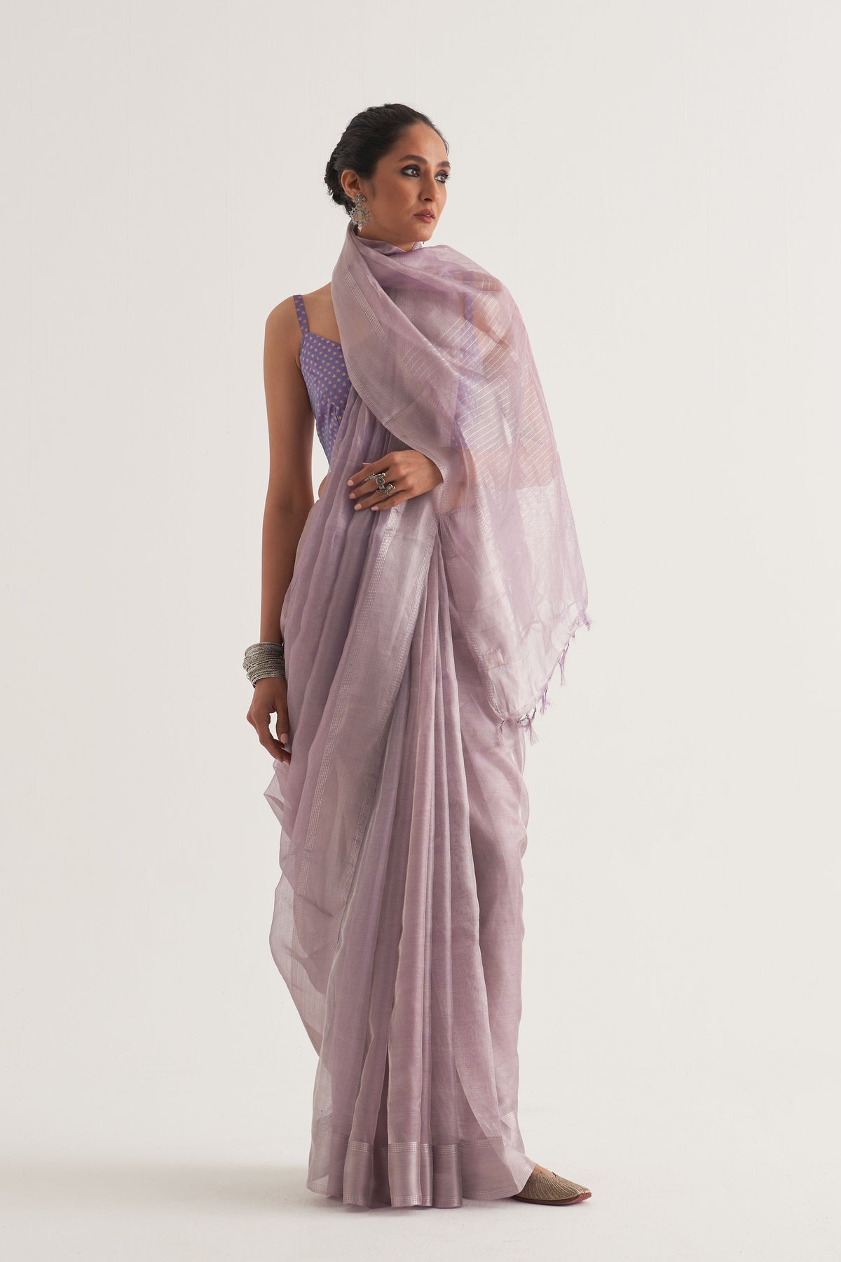 Sudha Lilac Saree