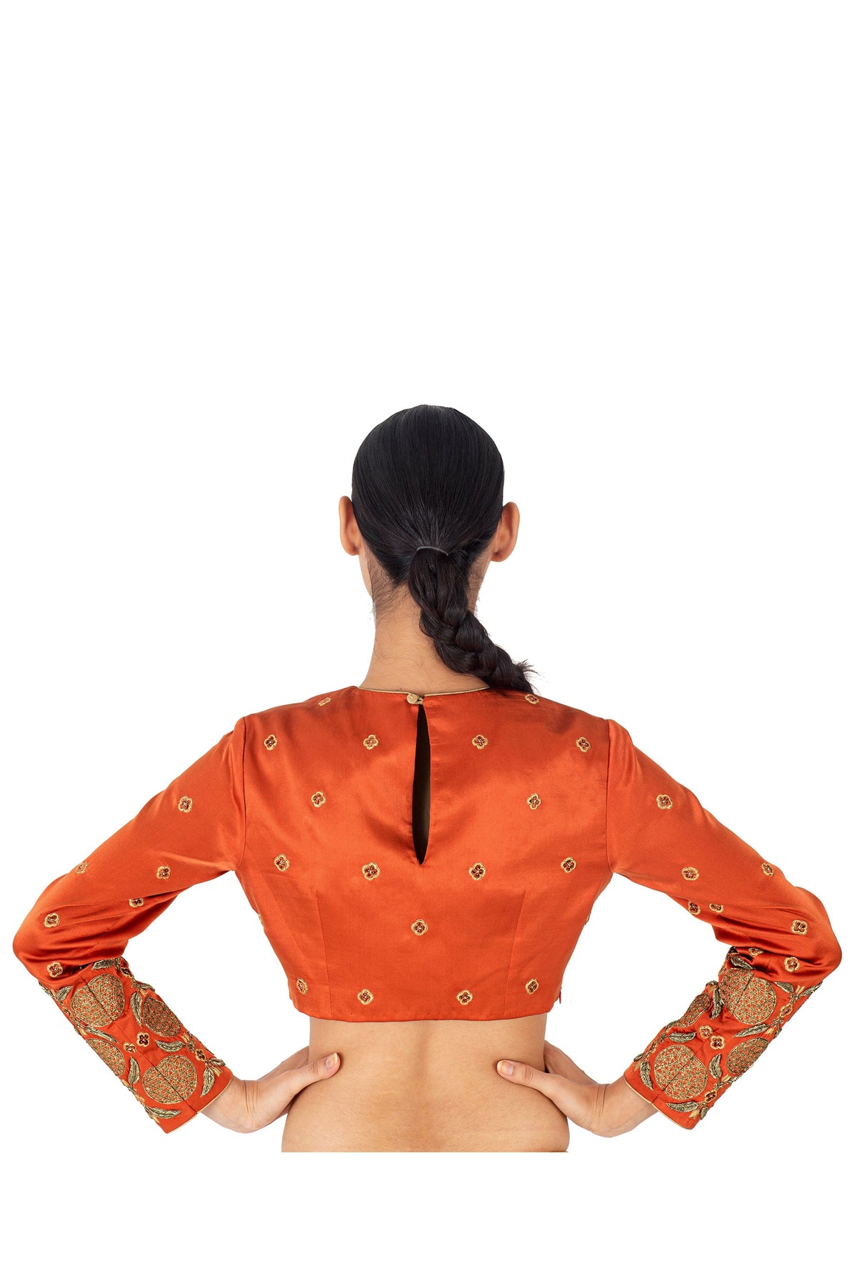 Poriem Orange Blouse