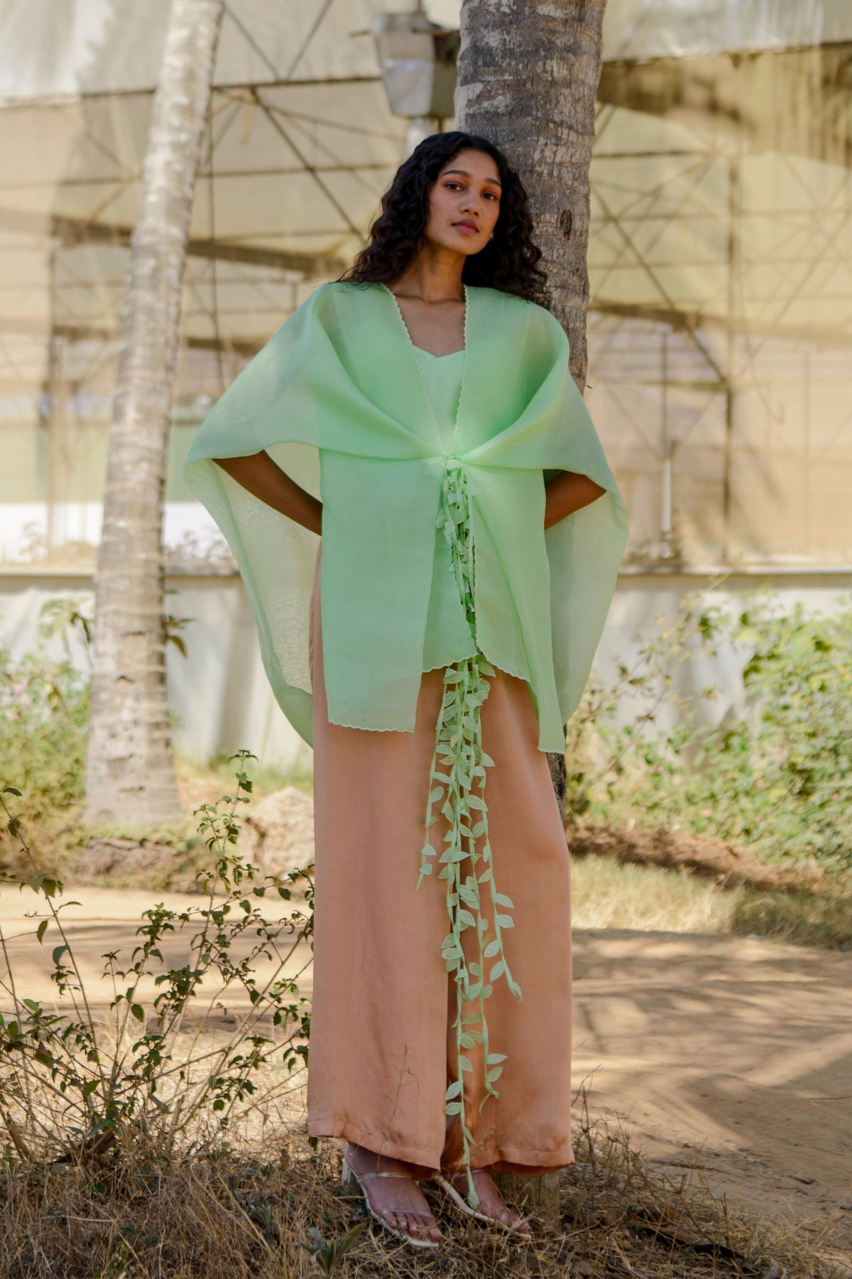 Green Overlay With Inner &amp; Pant