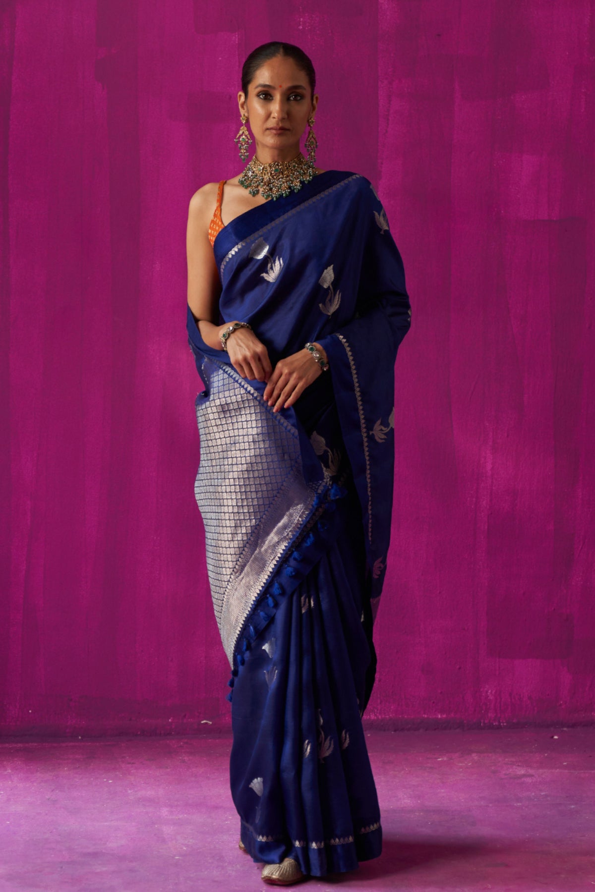 Padmini Blue Saree