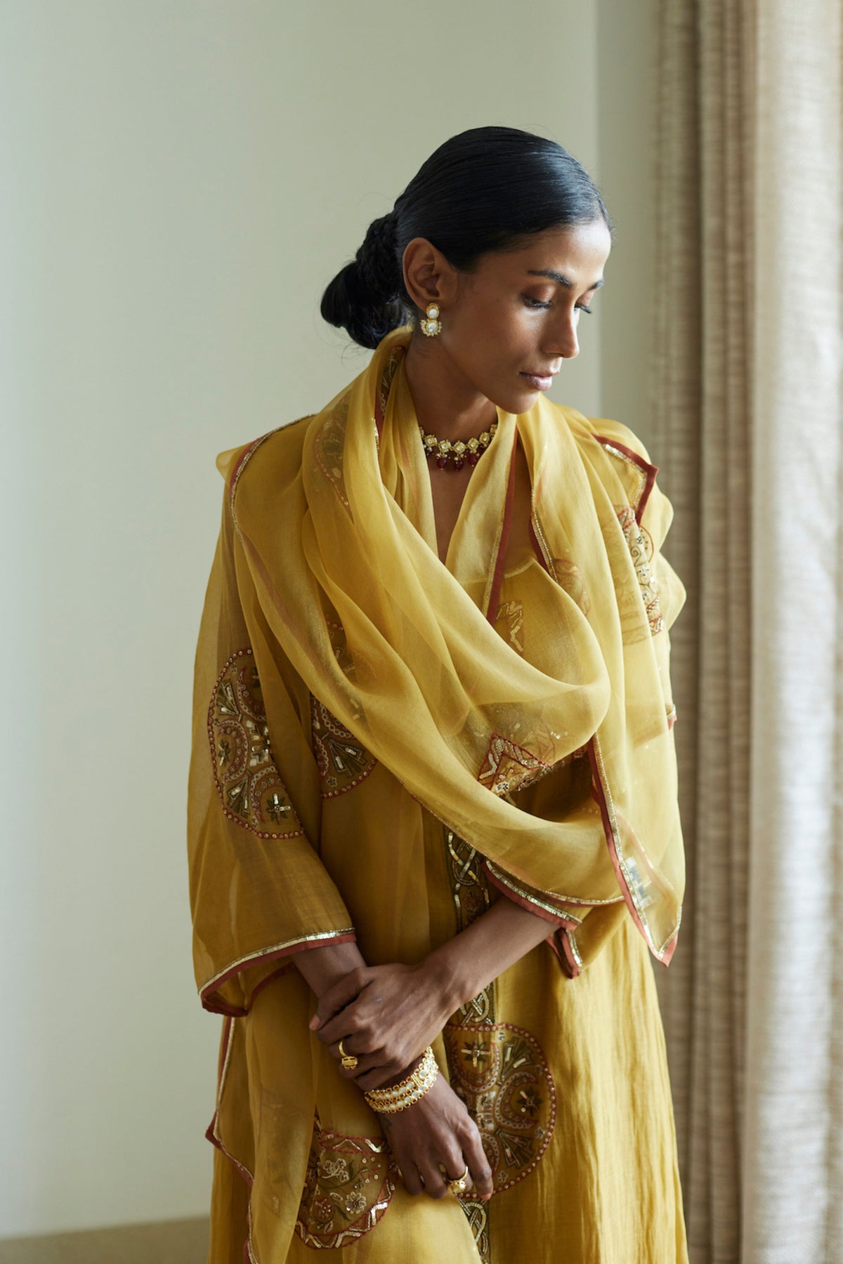 Yellow Shashi Dupatta