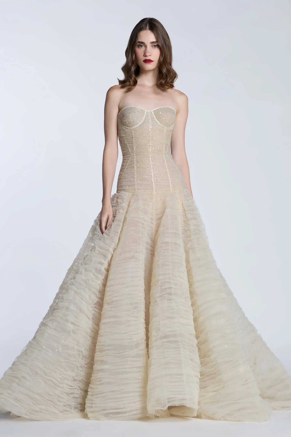 Champagne Embroidery Gown