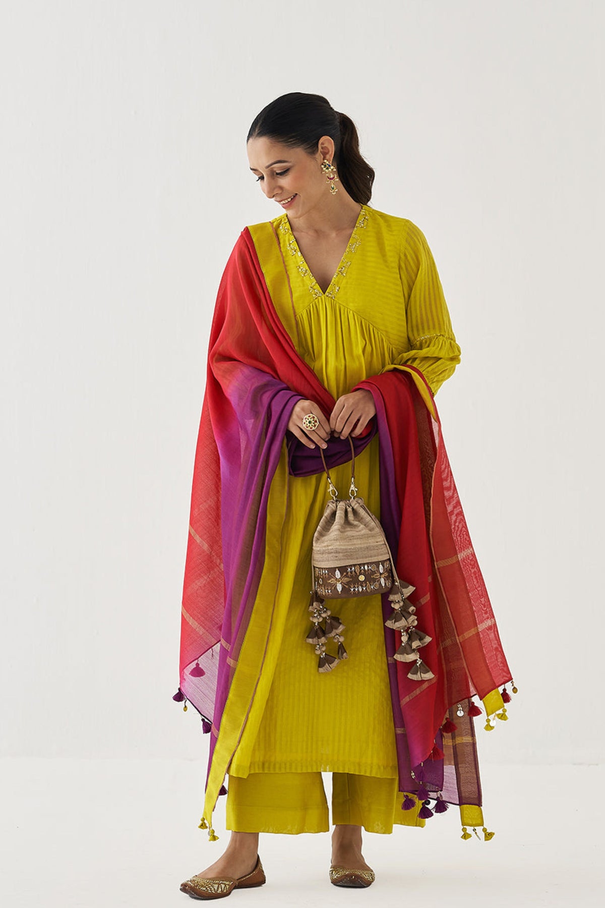 Yellow Kurta Set