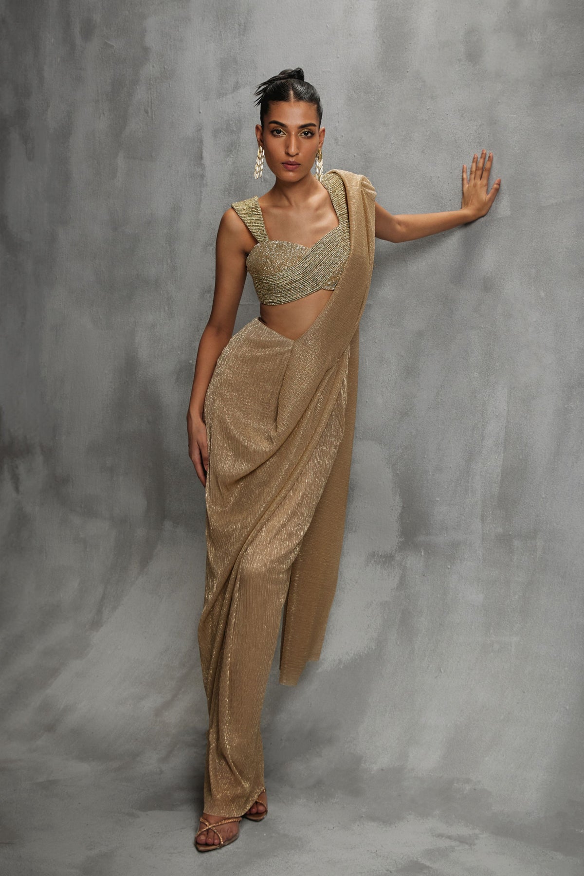 Gleam Draped Saree