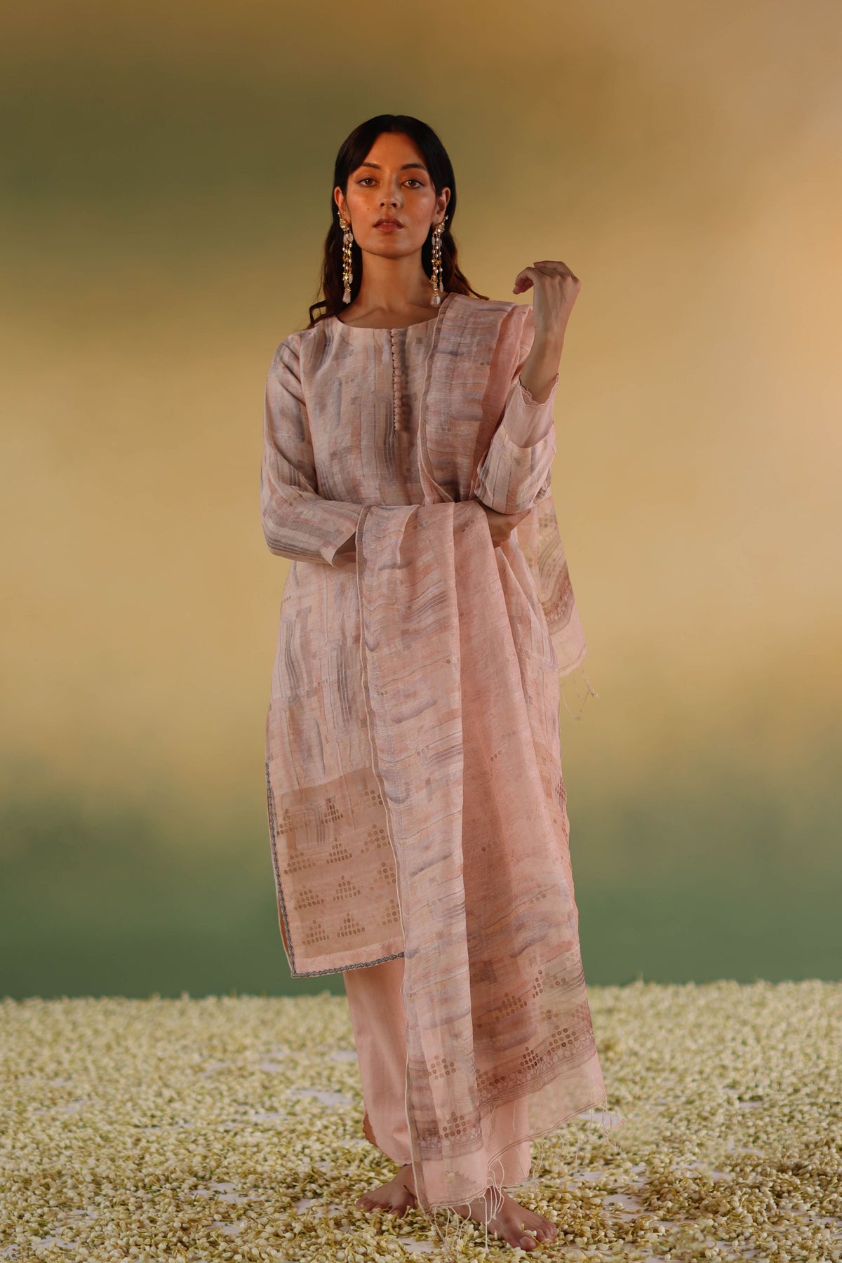 Sattva Pink Kurta