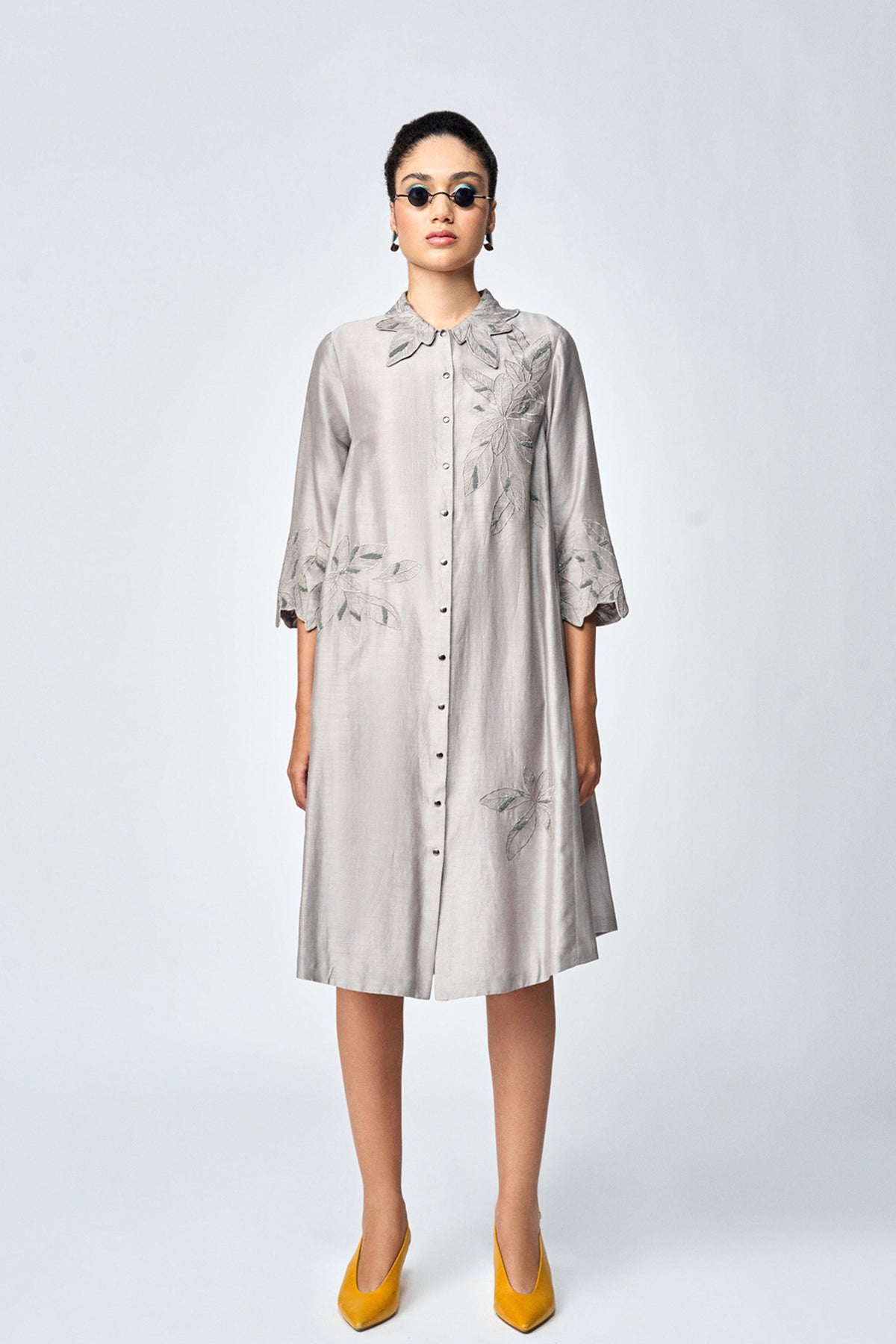 Grey Shirt Dress