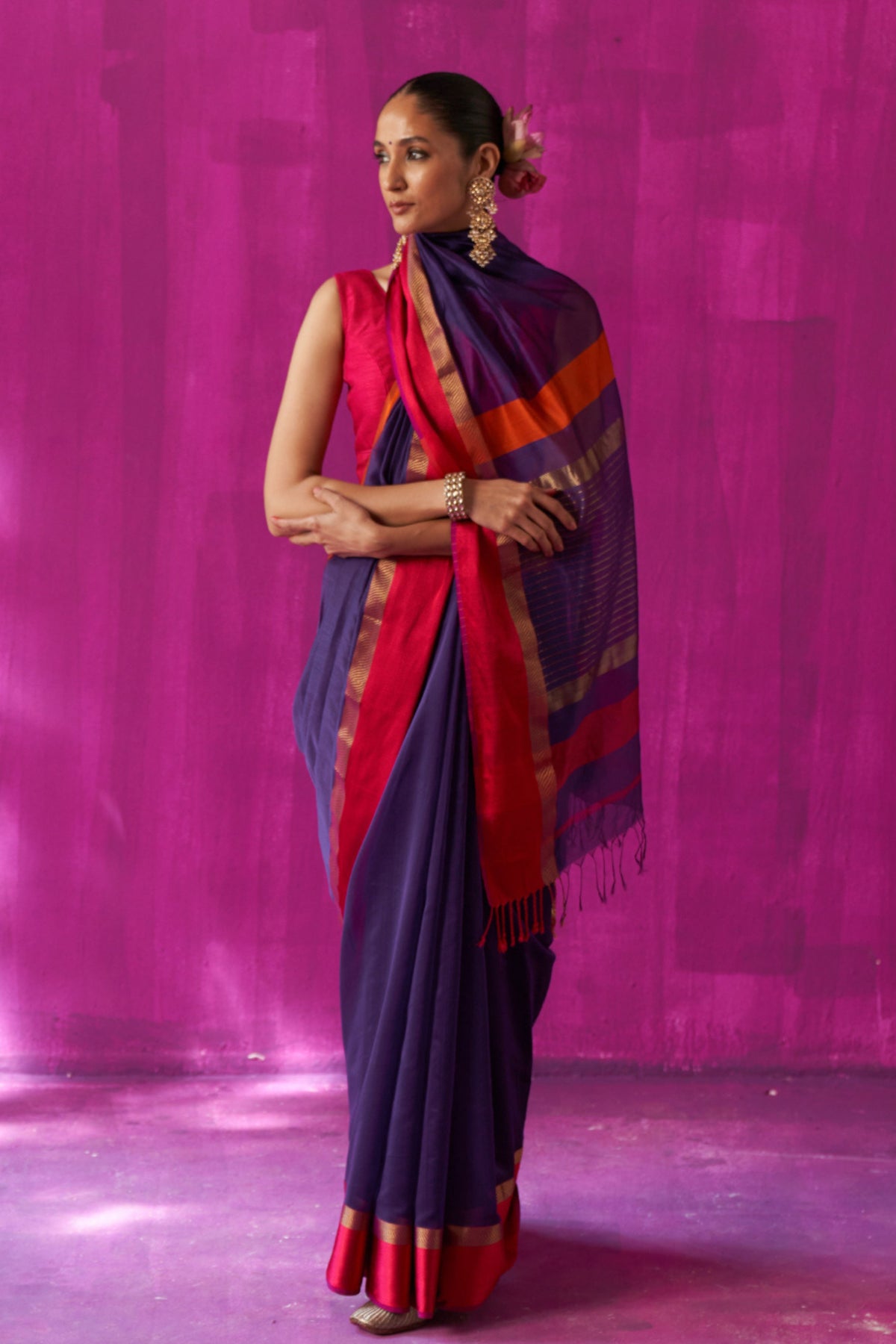 Mohini Purple Saree