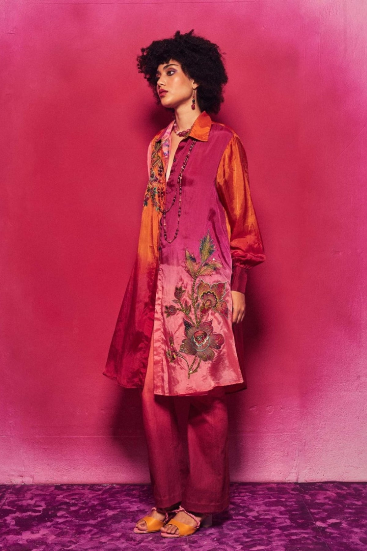 Fuschia Rasika Shirt