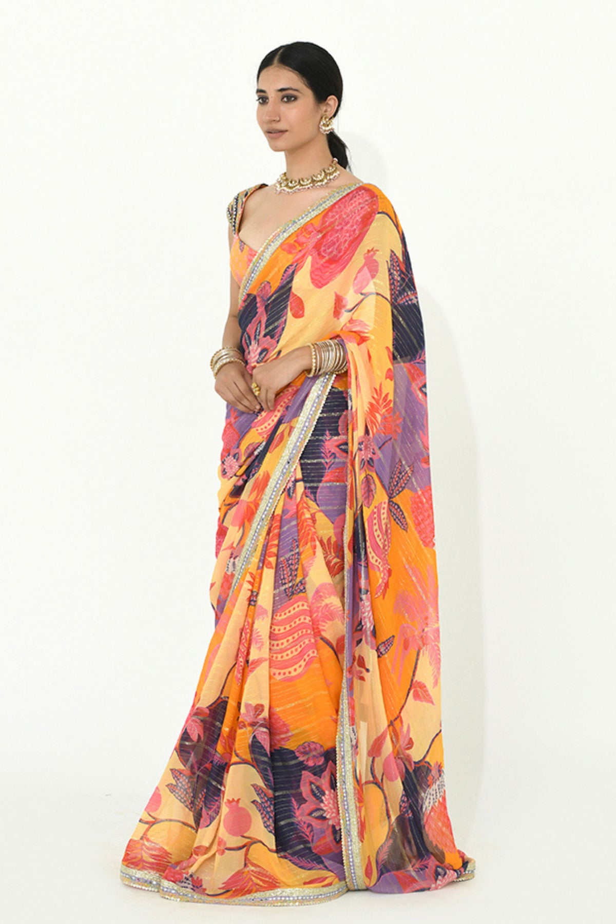 Butter Cup Saree