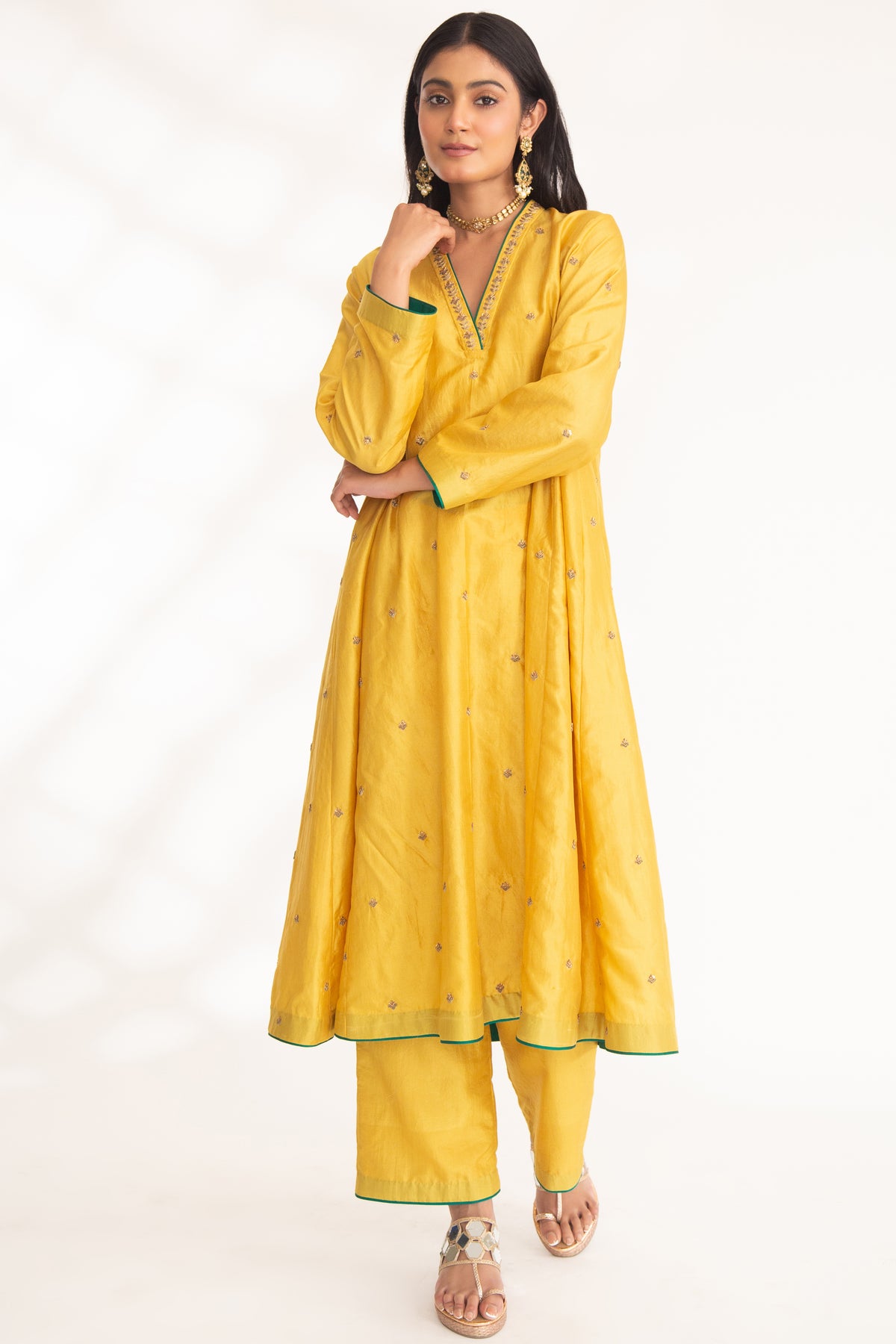 Yellow Iya Kurta Set