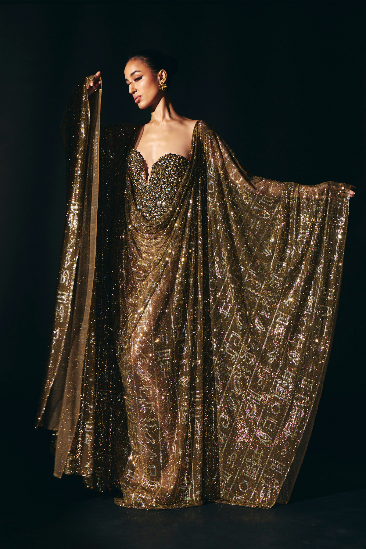 Gold Amunet Kaftan